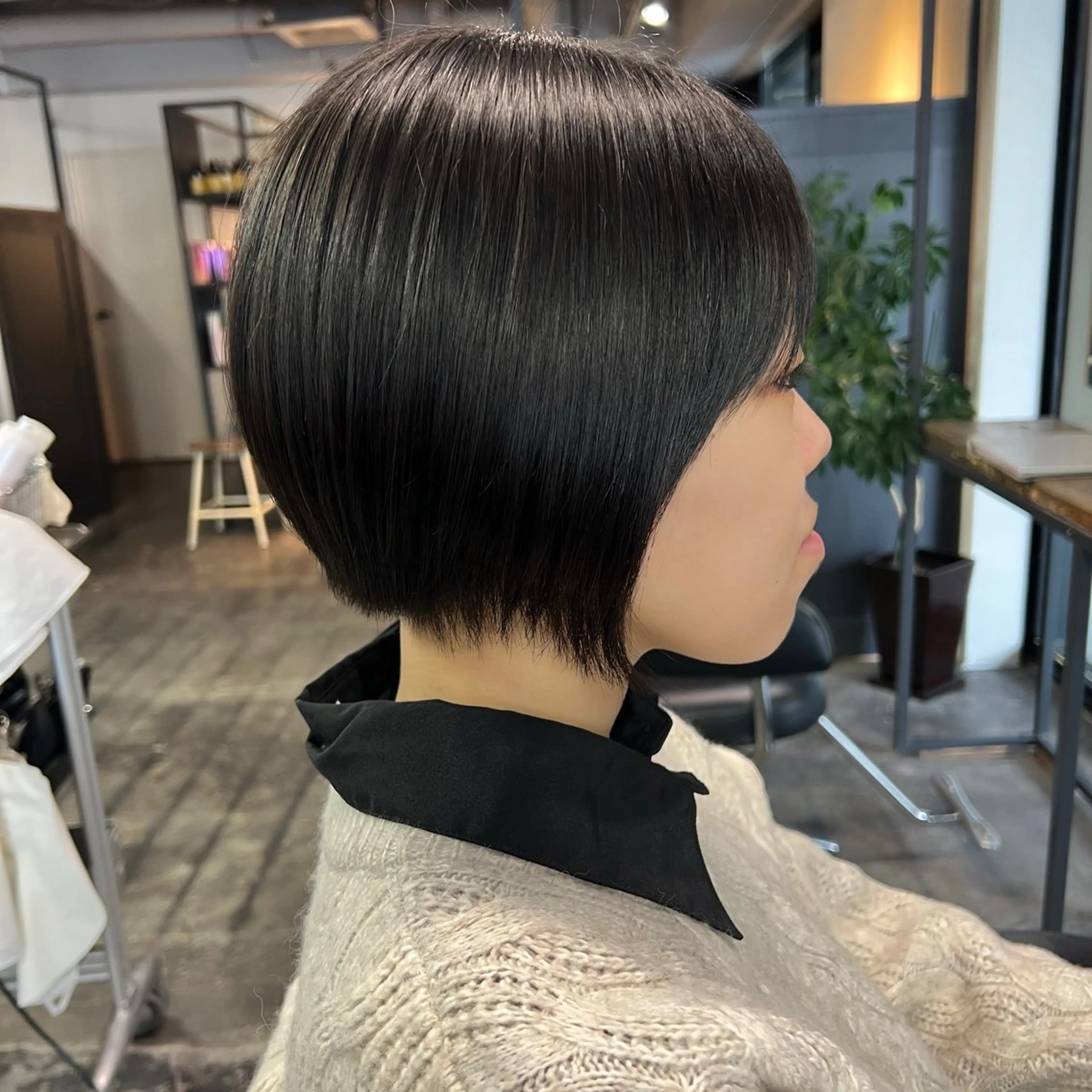 ショート カット 💘髪質改善＊クロス パーマ💘rina.のヘアスタイル