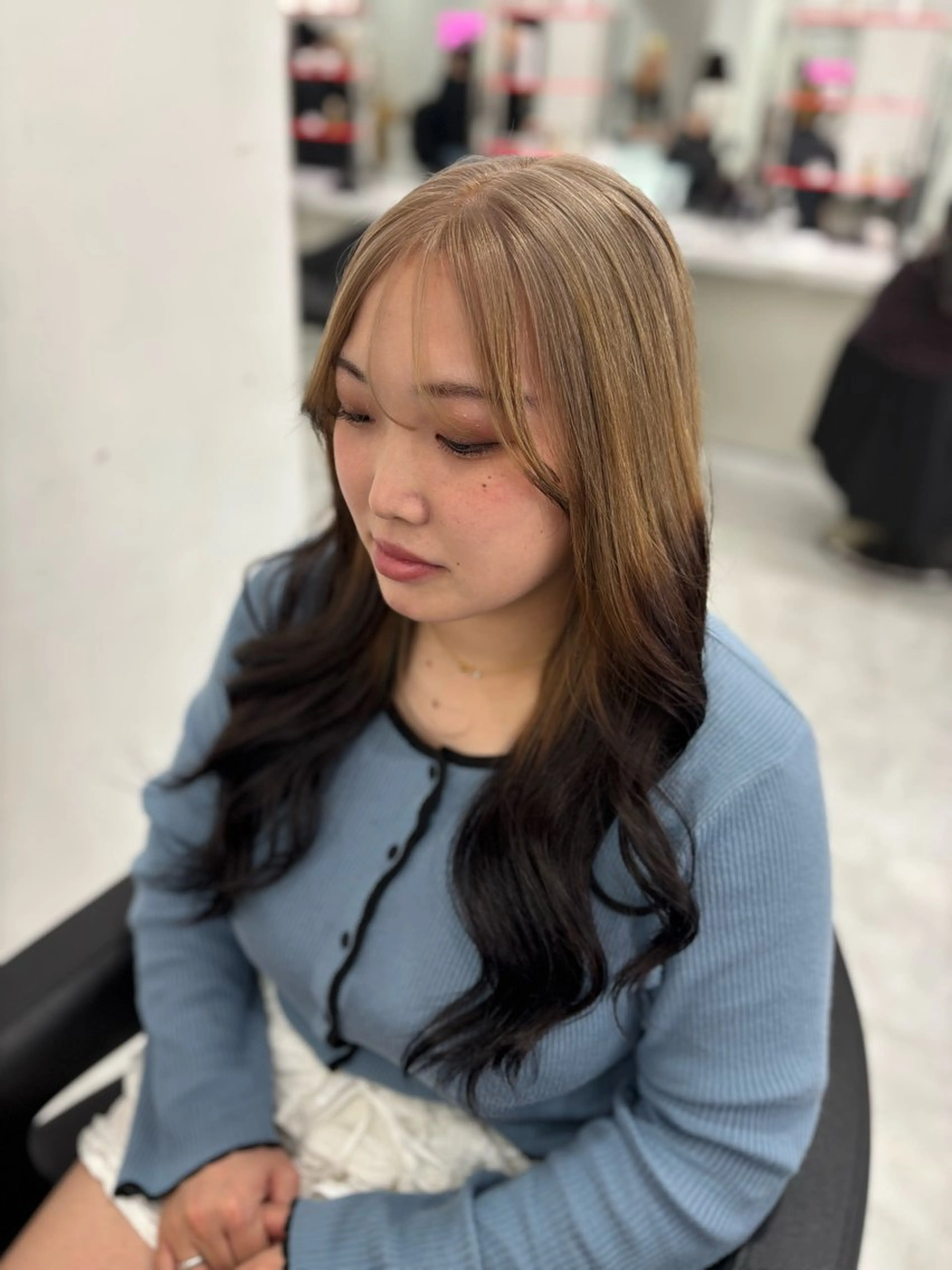 ロング カラー ヘアアレンジ カット ヘアカラー トリートメント 透明感💕今っぽ似合 わせ𝐍𝐨. 𝟏のヘアスタイル
