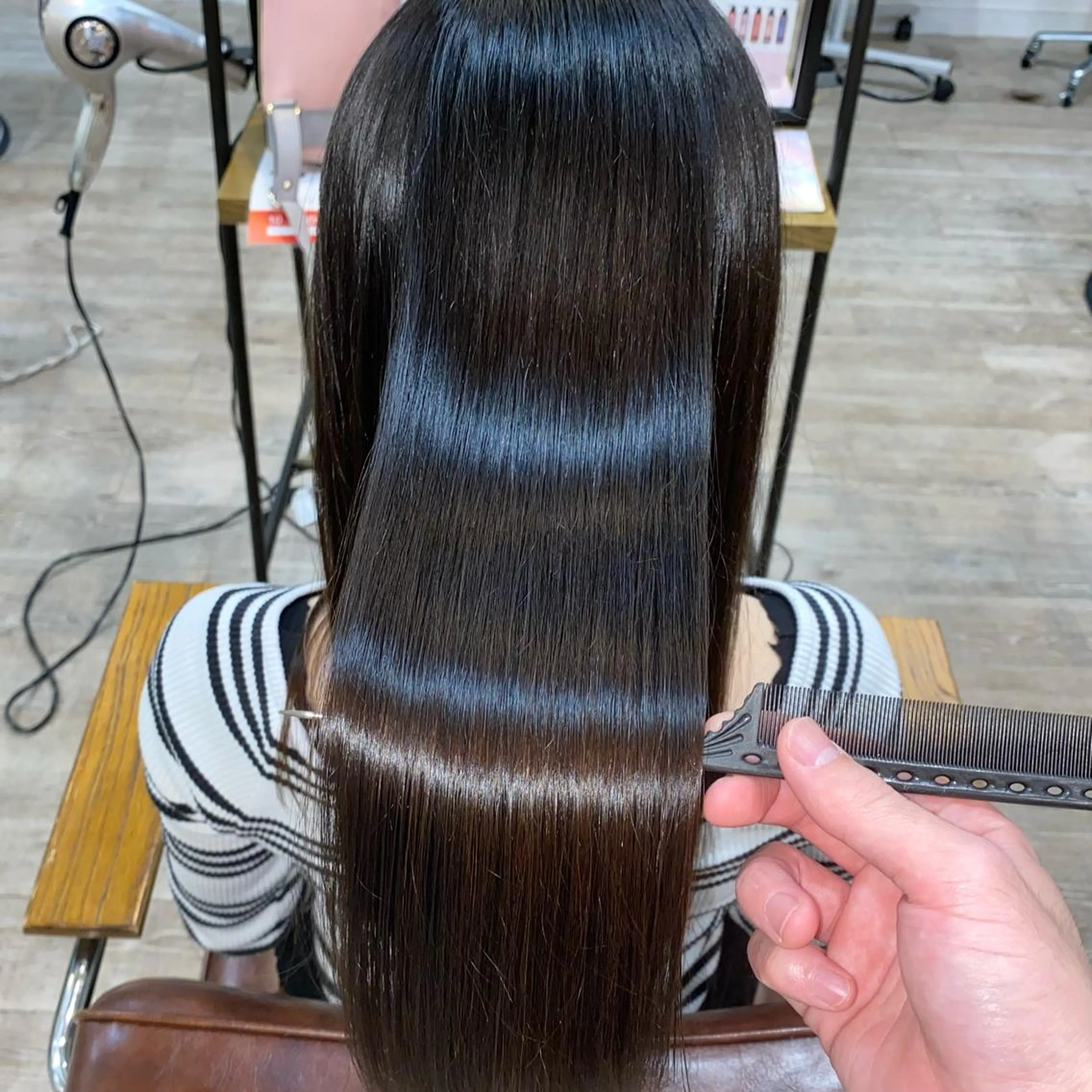 ロング 髪質改善 ロング 縮毛矯正 カット 縮毛矯正 トリートメント 🌟ショート/シ ョートボブ/岡田🌟のヘアスタイル