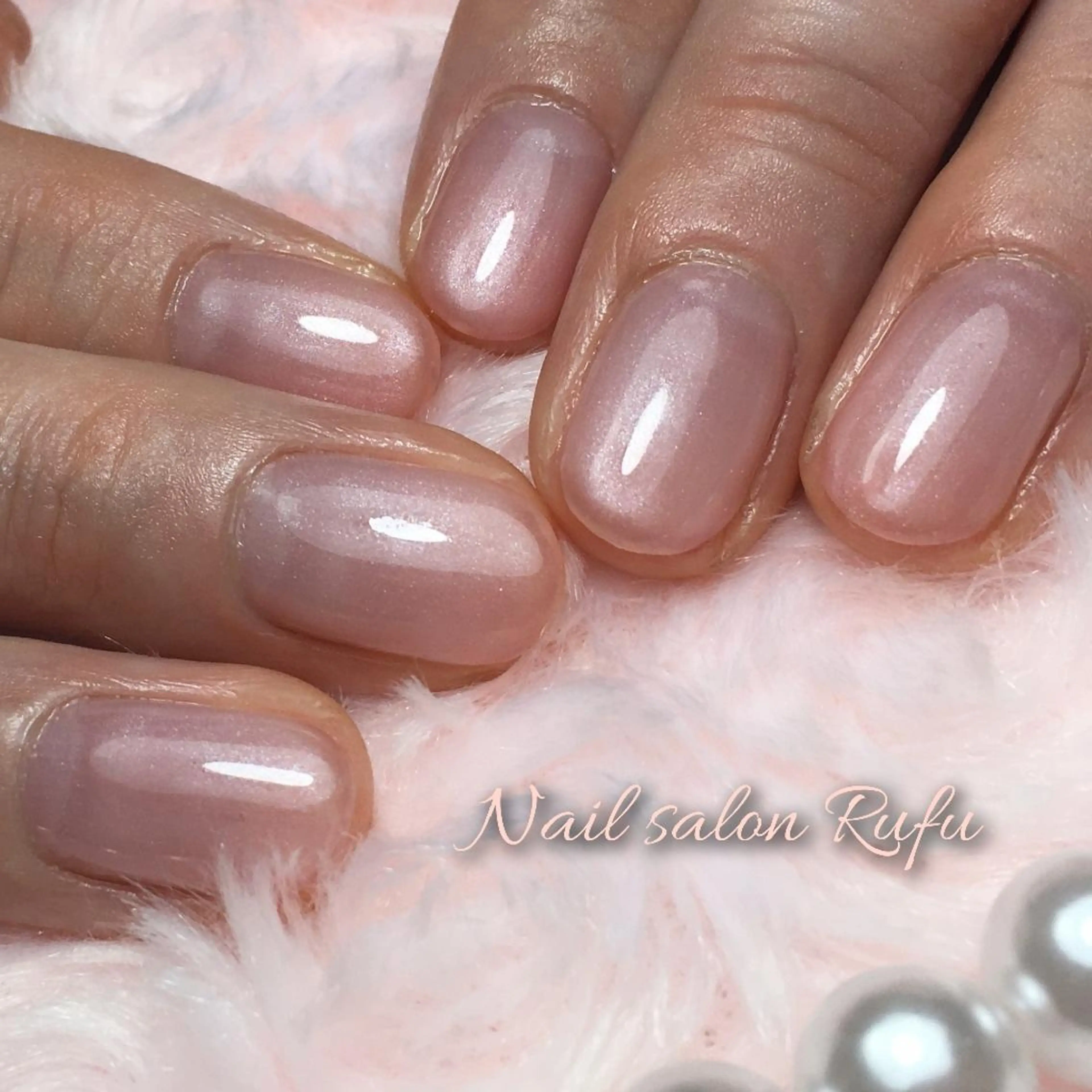 ネイル ジェルネイル キラキラネイル ワンカラーネイル Nail salon　Rufu所属・Nail Salon  Rufu【ルフ】のネイルデザイン