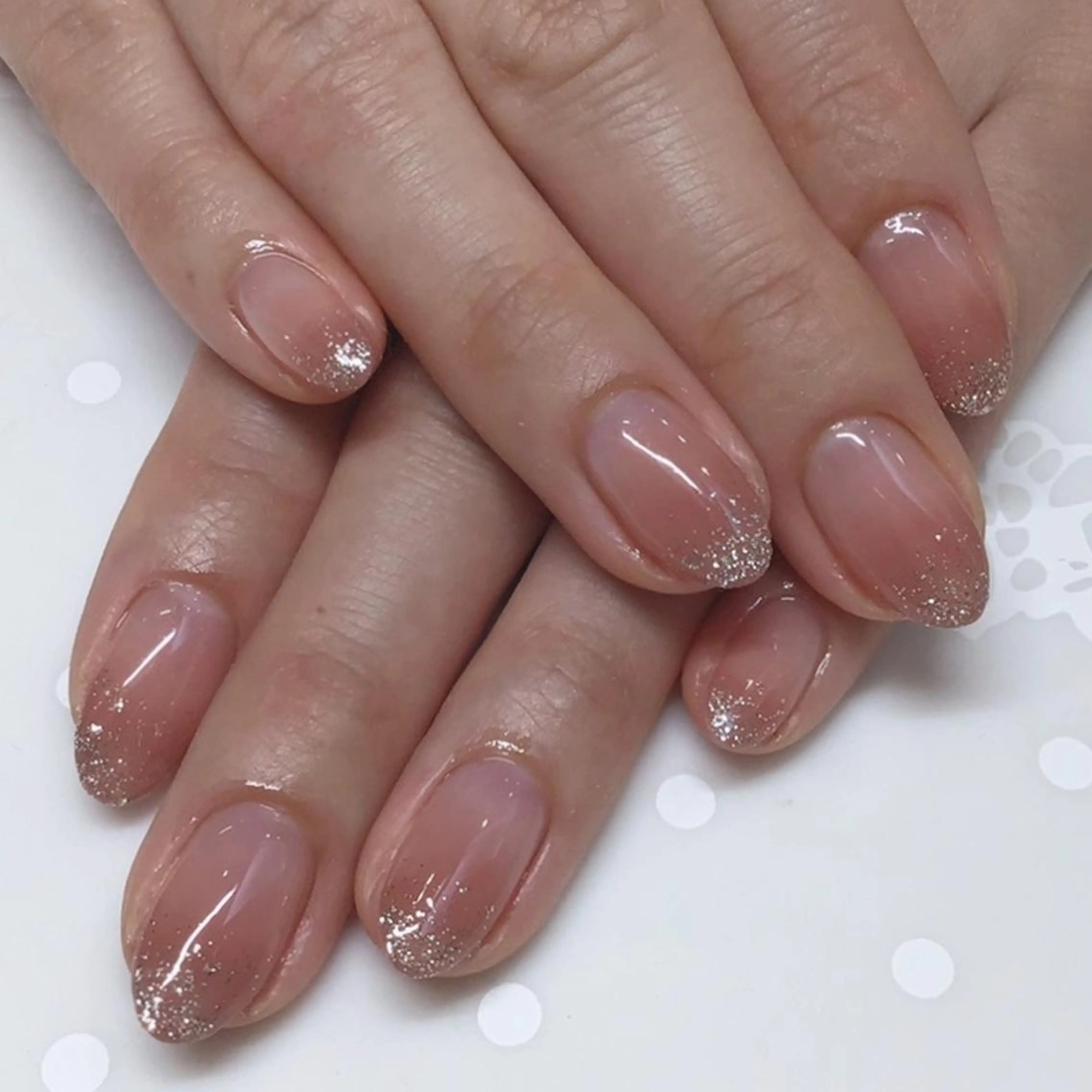 ネイル ブラウン ピンク ハンドネイル Carrefour Lir Nail 草加所属・カルフール リル MOEのネイルデザイン