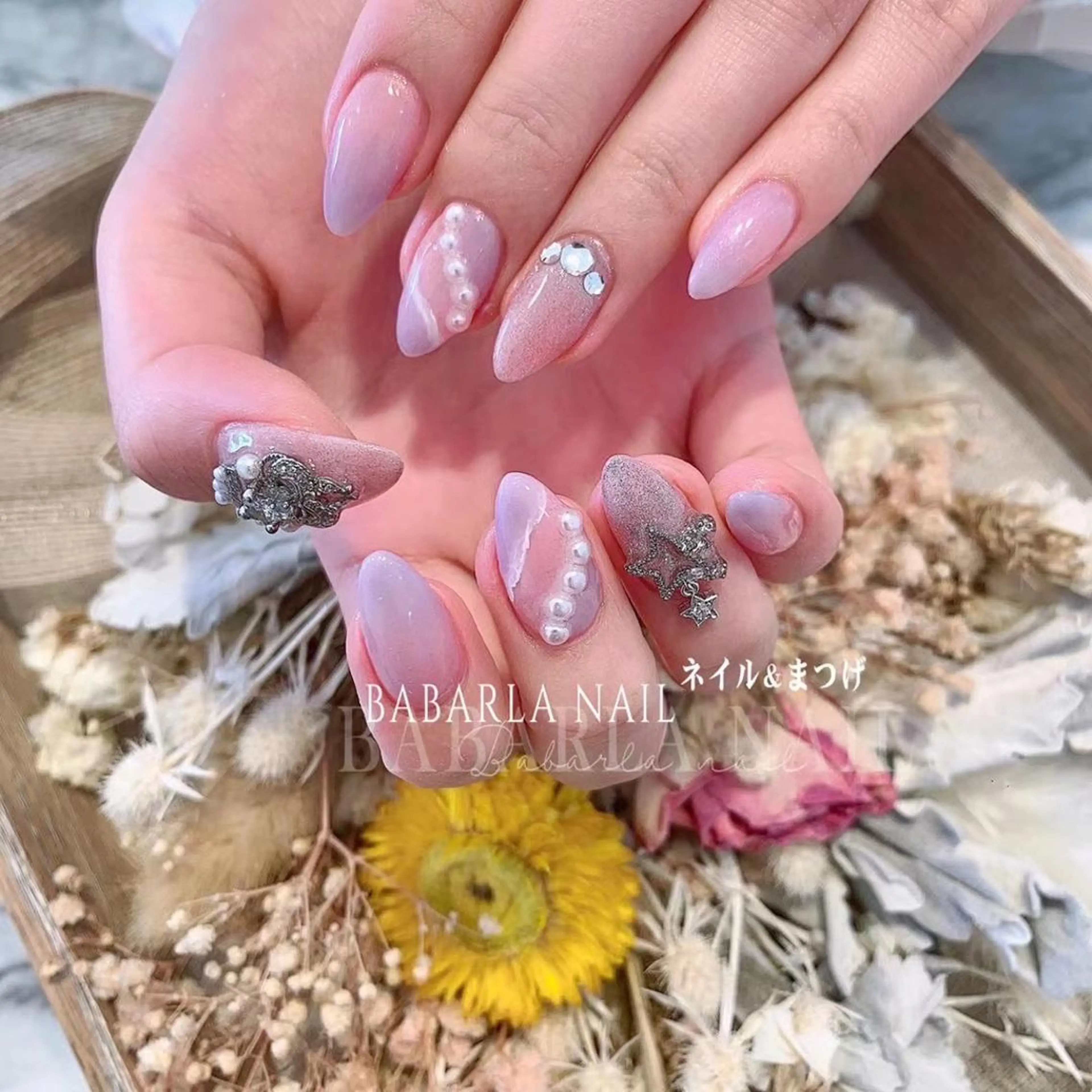 ネイル ピンク Babarla nailのネイルデザイン