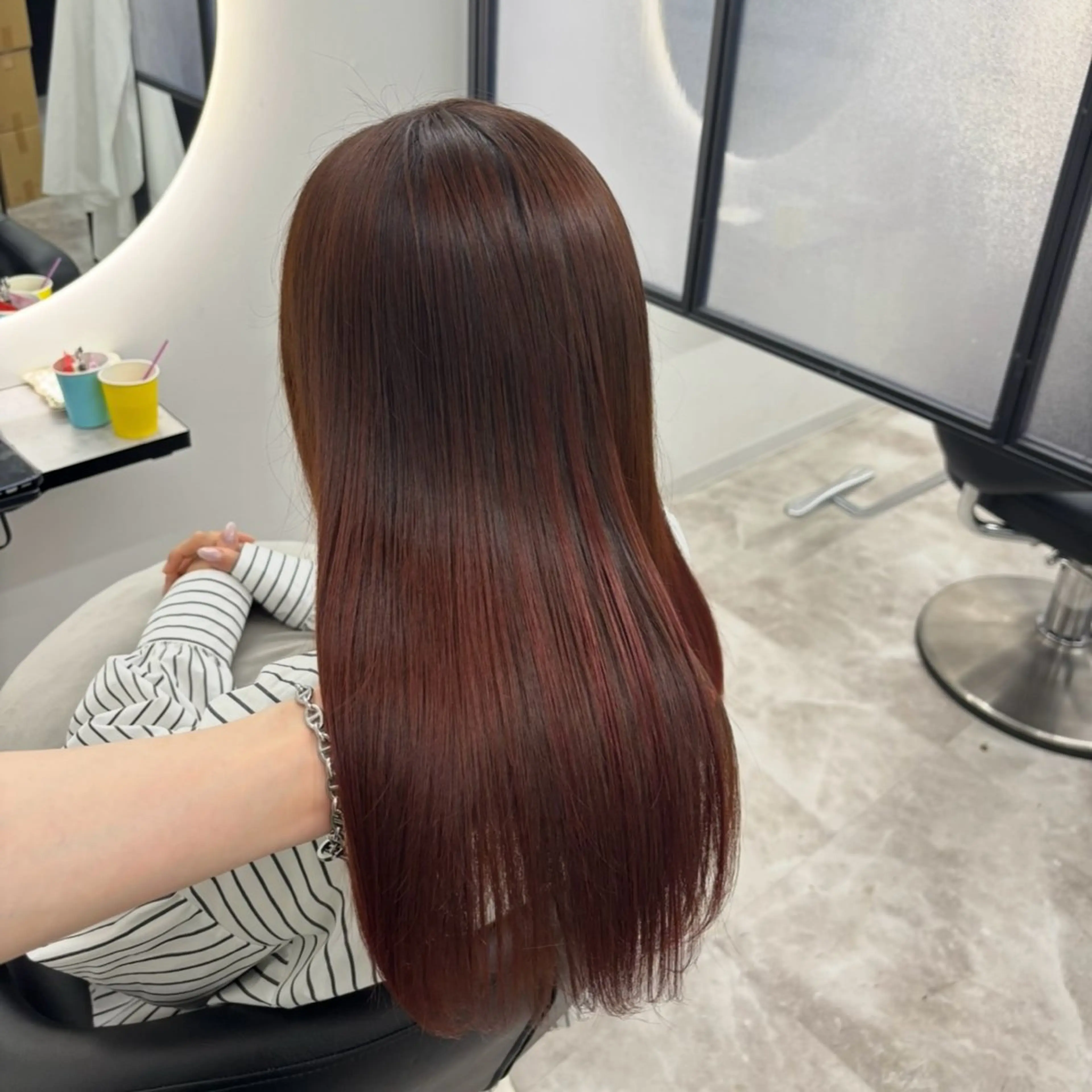 ロング カラー ヘアカラー Ren. 🦋デザインカラーのヘアスタイル