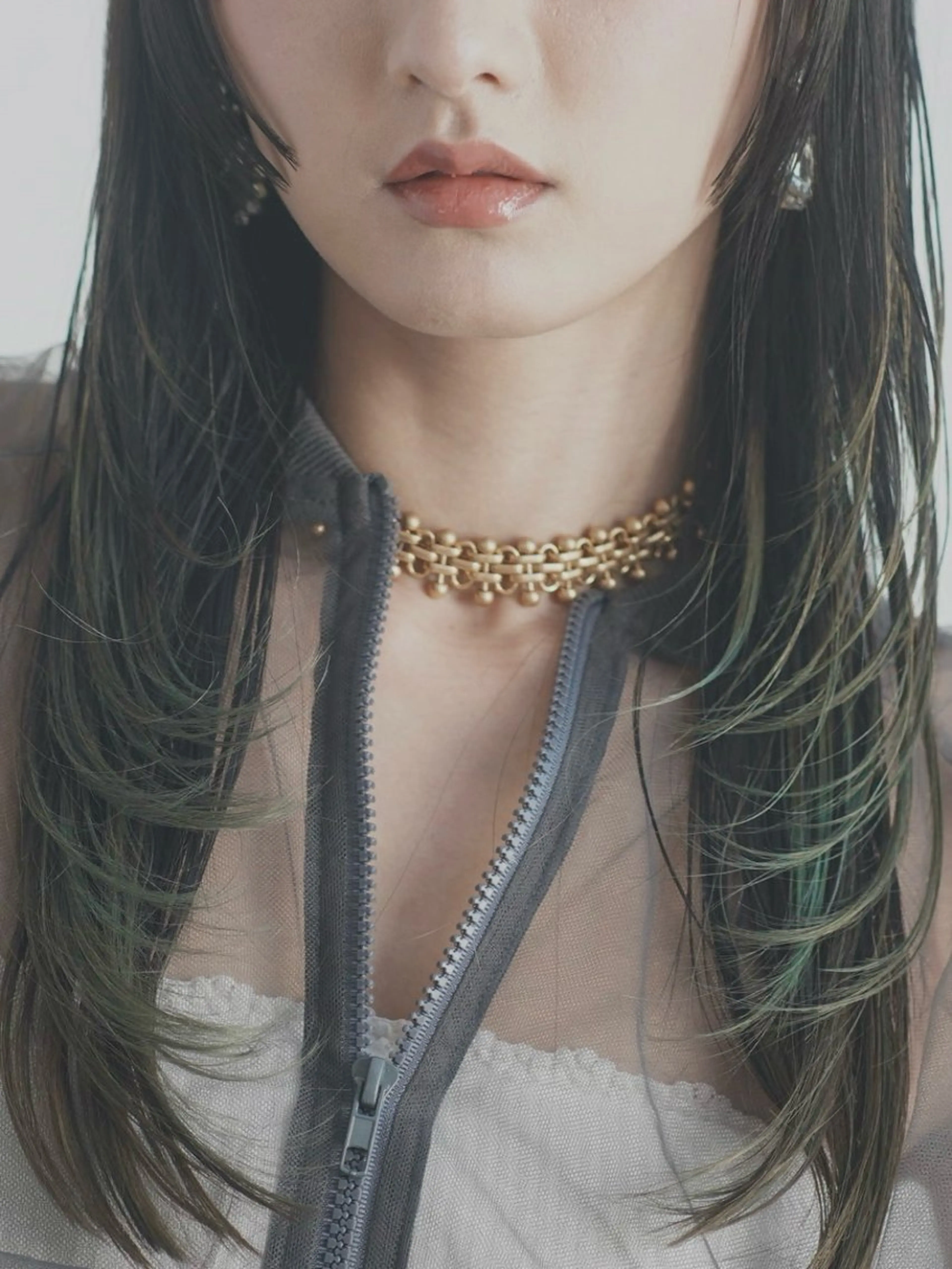 ロング カラー 垢抜け/レイヤー/ ハイトーン/アスナのヘアスタイル