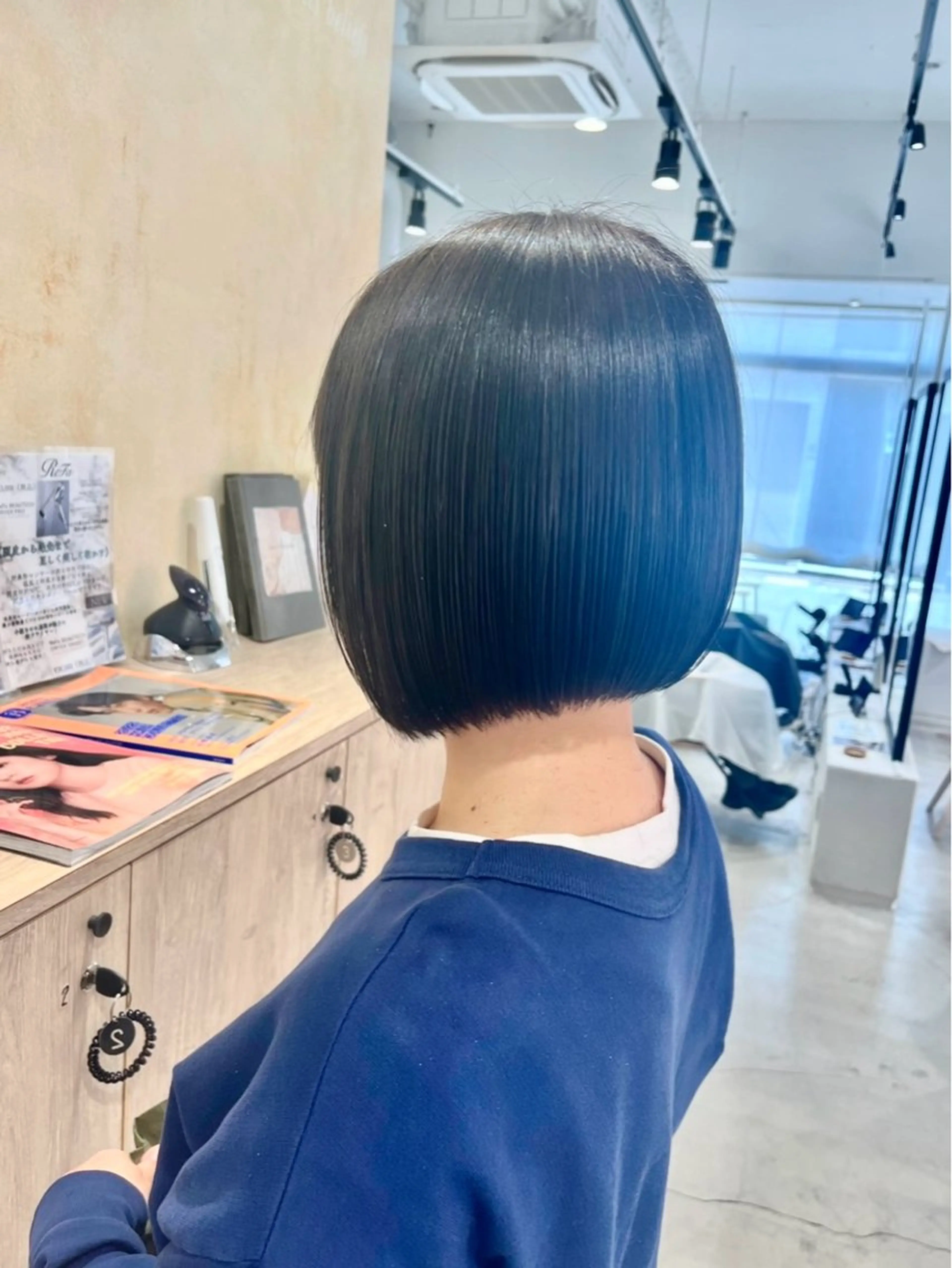 ショート カラー カット ヘアカラー トリートメント ボブ/美髪矯正 /佐藤　奈巳のヘアスタイル