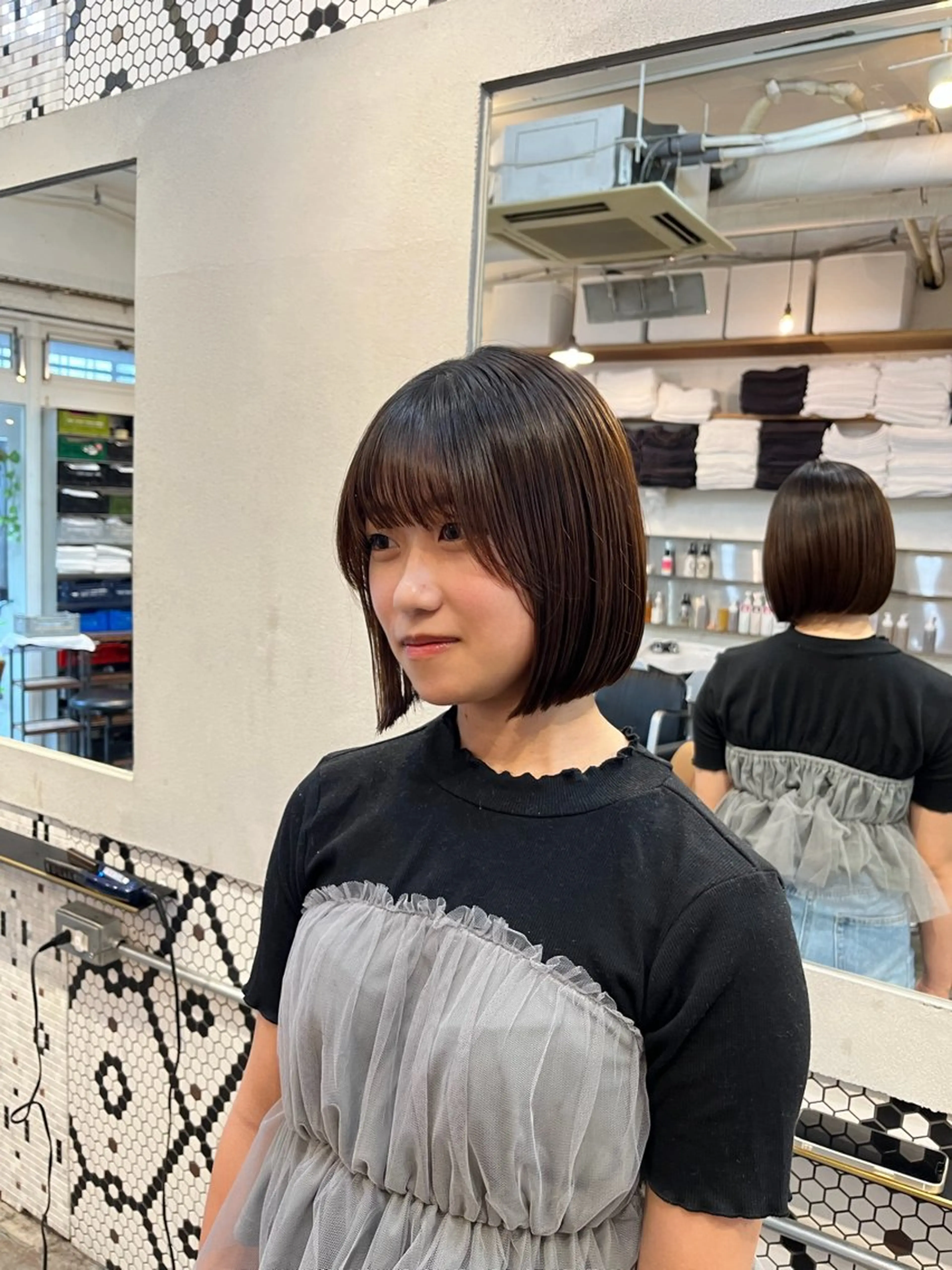 ミディアム SAN所属・cut無料/レイヤー momoha🐰🪡のヘアスタイル