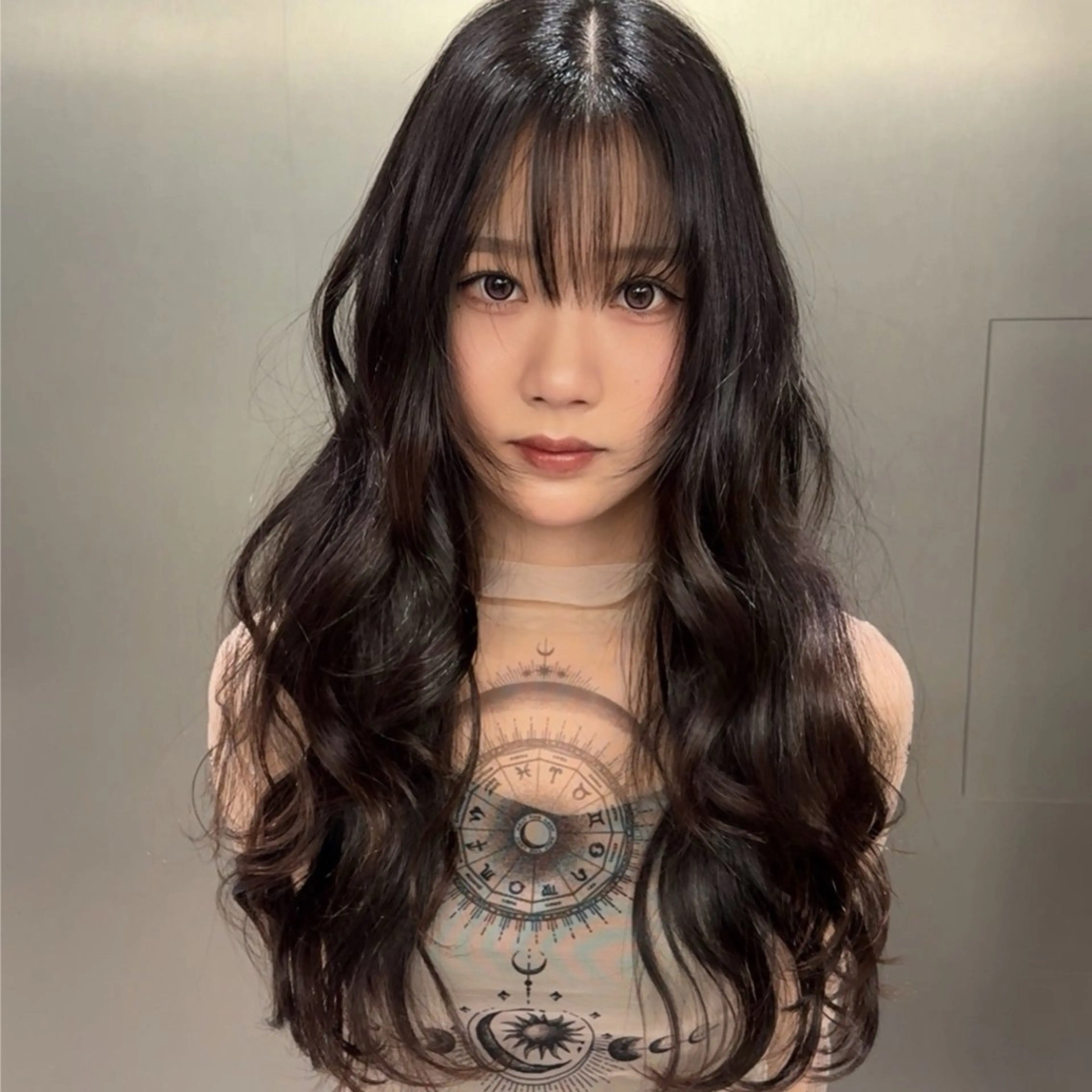 ロング カラー カット ヘアカラー ハイトーン/デザイン カラー／悠斗のヘアスタイル