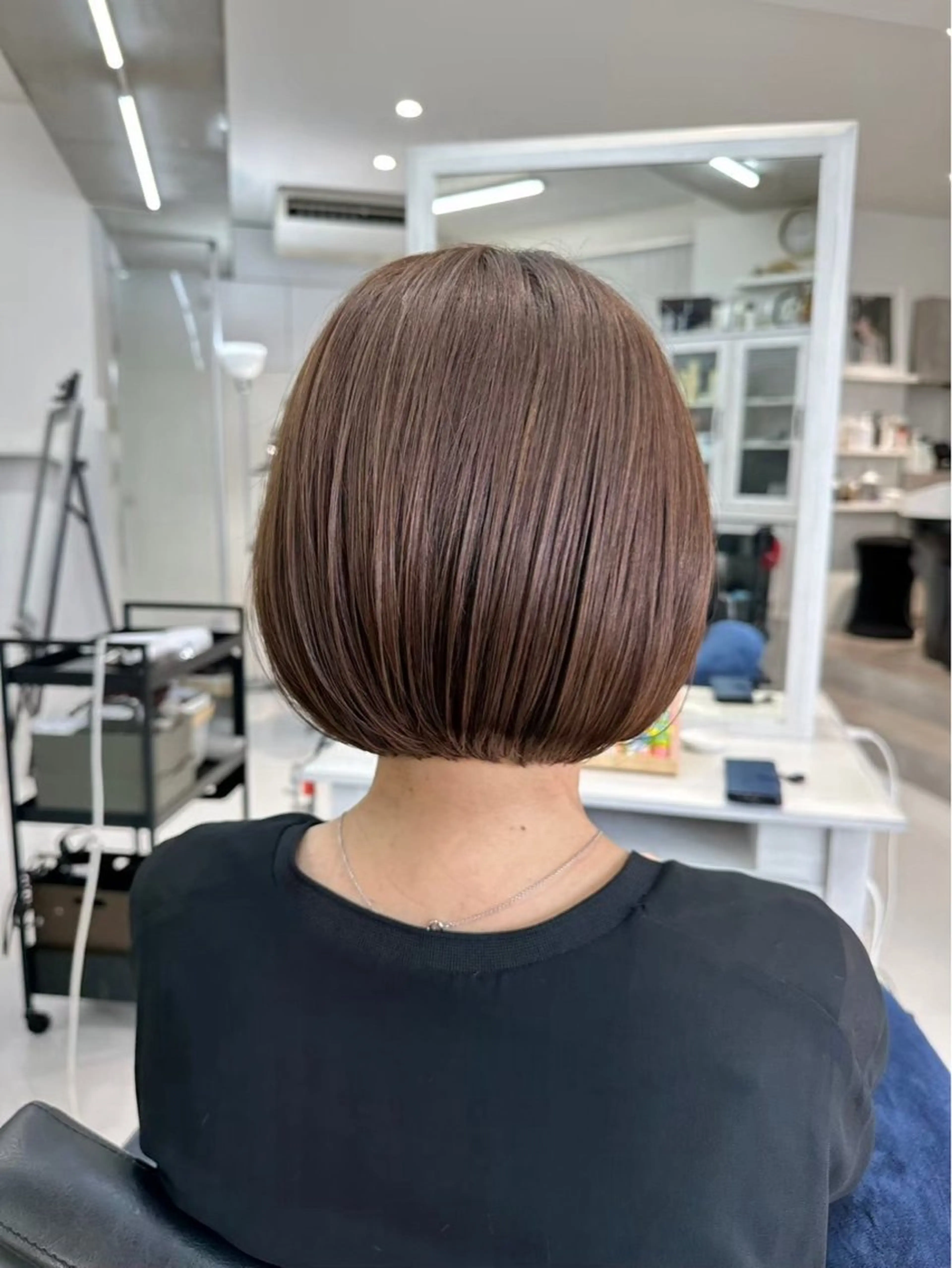 ミディアム 山崎結菜 🫧透明感カラーのヘアスタイル