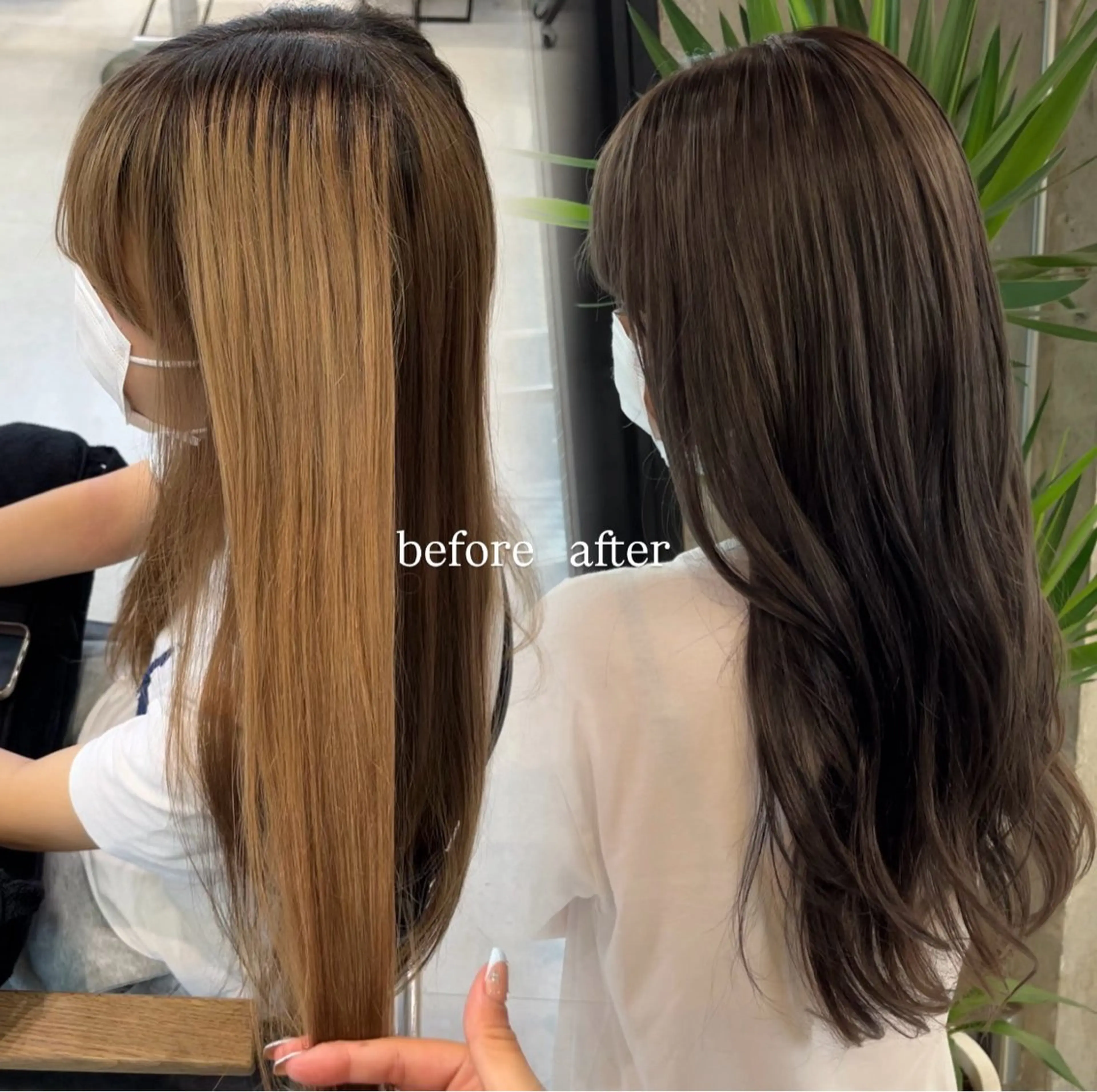 ロング ヘアカラー 🌊ハイライト Rizu🌊のヘアスタイル