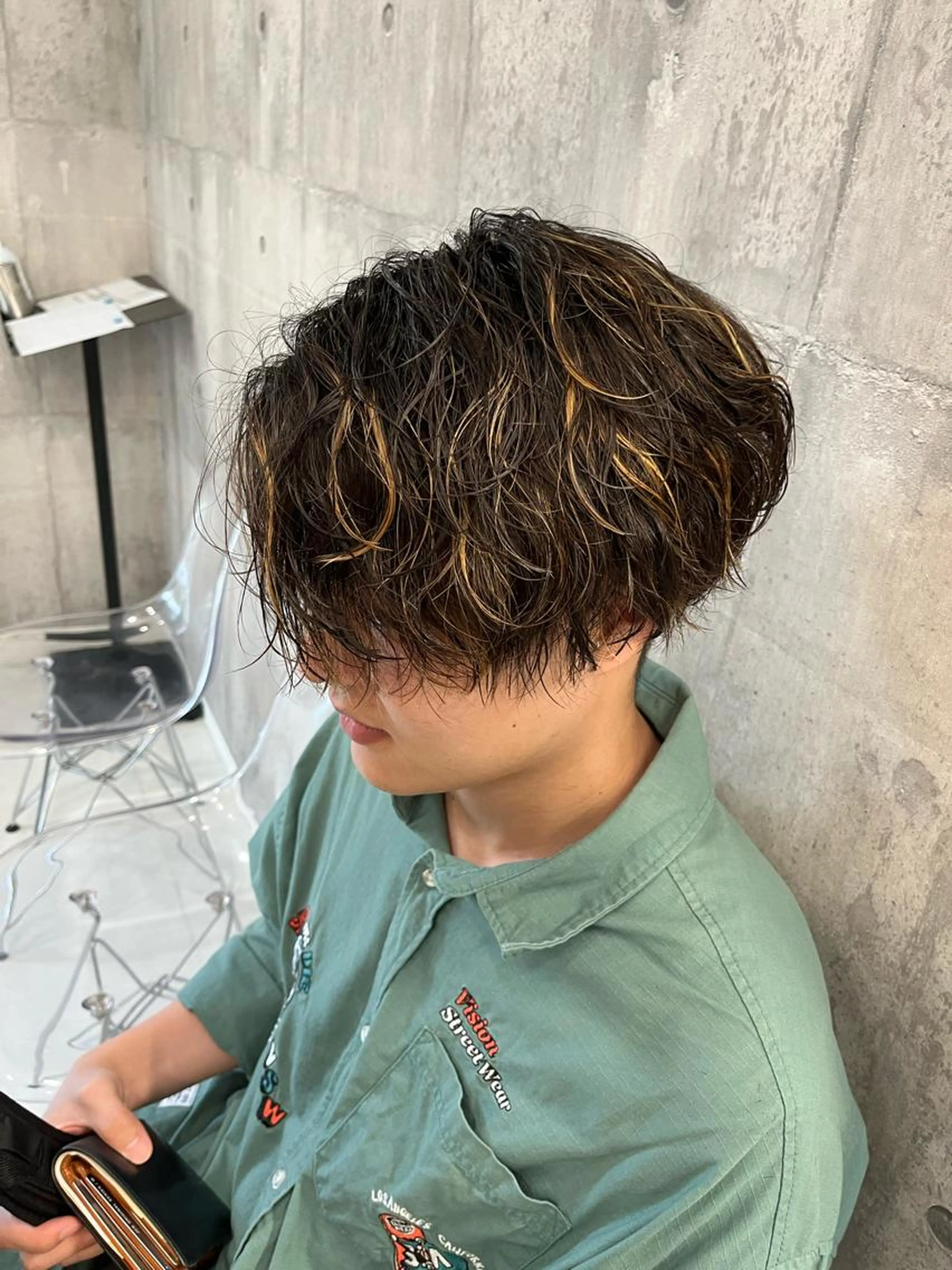 【🌊シャドーパーマ🌊】メンズ限定パーマ➕カットメニューの写真