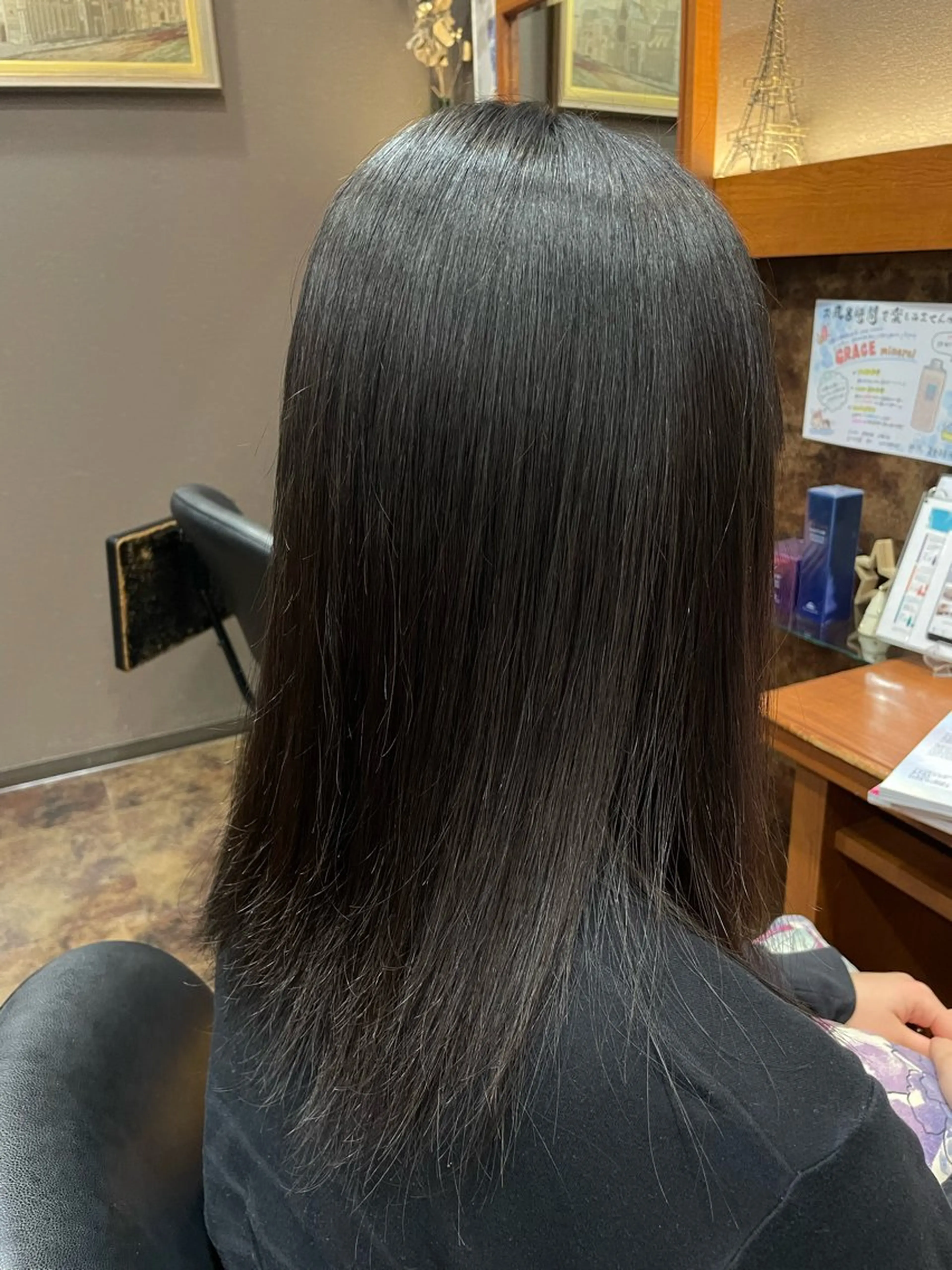 ミディアム 縮毛矯正 🦋似合わせまつぱ 塩原香月🦋のマツエク・マツパデザイン