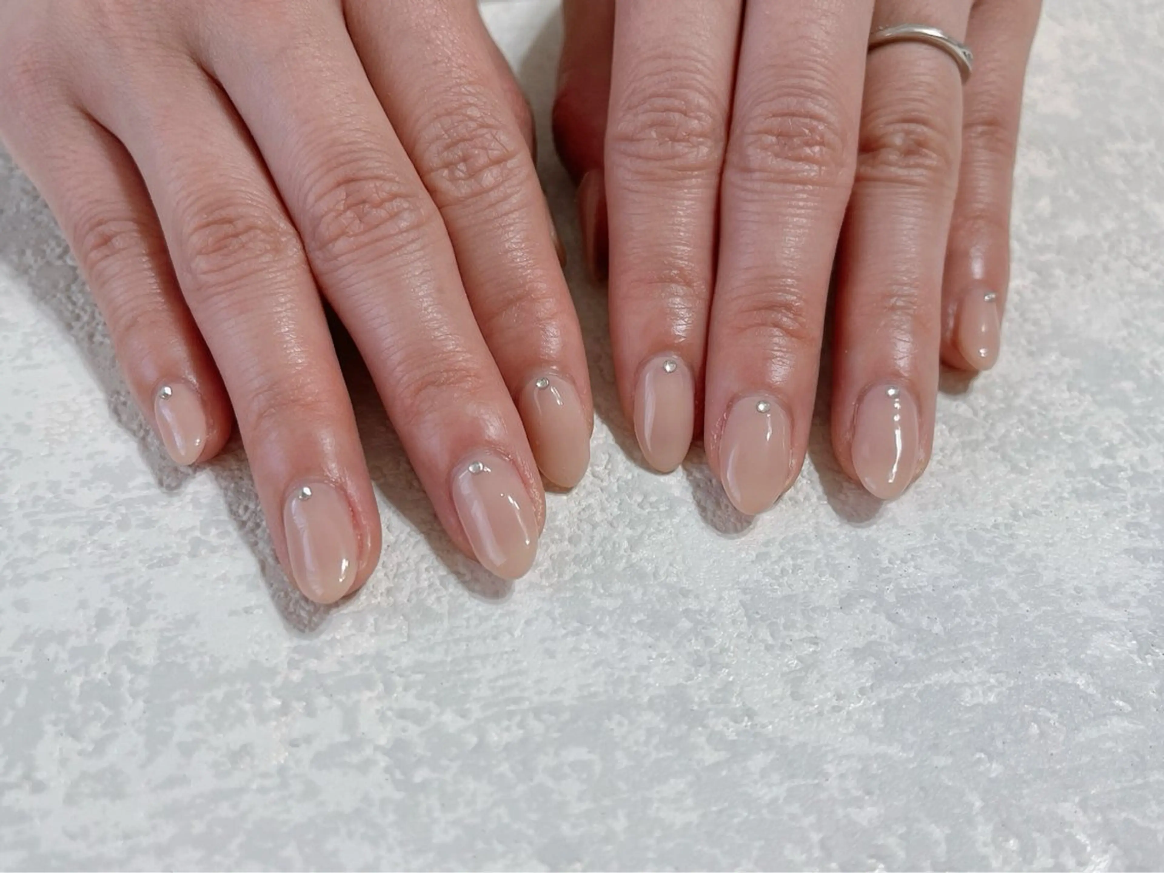 ネイル ジェルネイル キラキラネイル 韓国ネイル メンズネイル ワンカラーネイル kiki nail たまプラーザのネイルデザイン