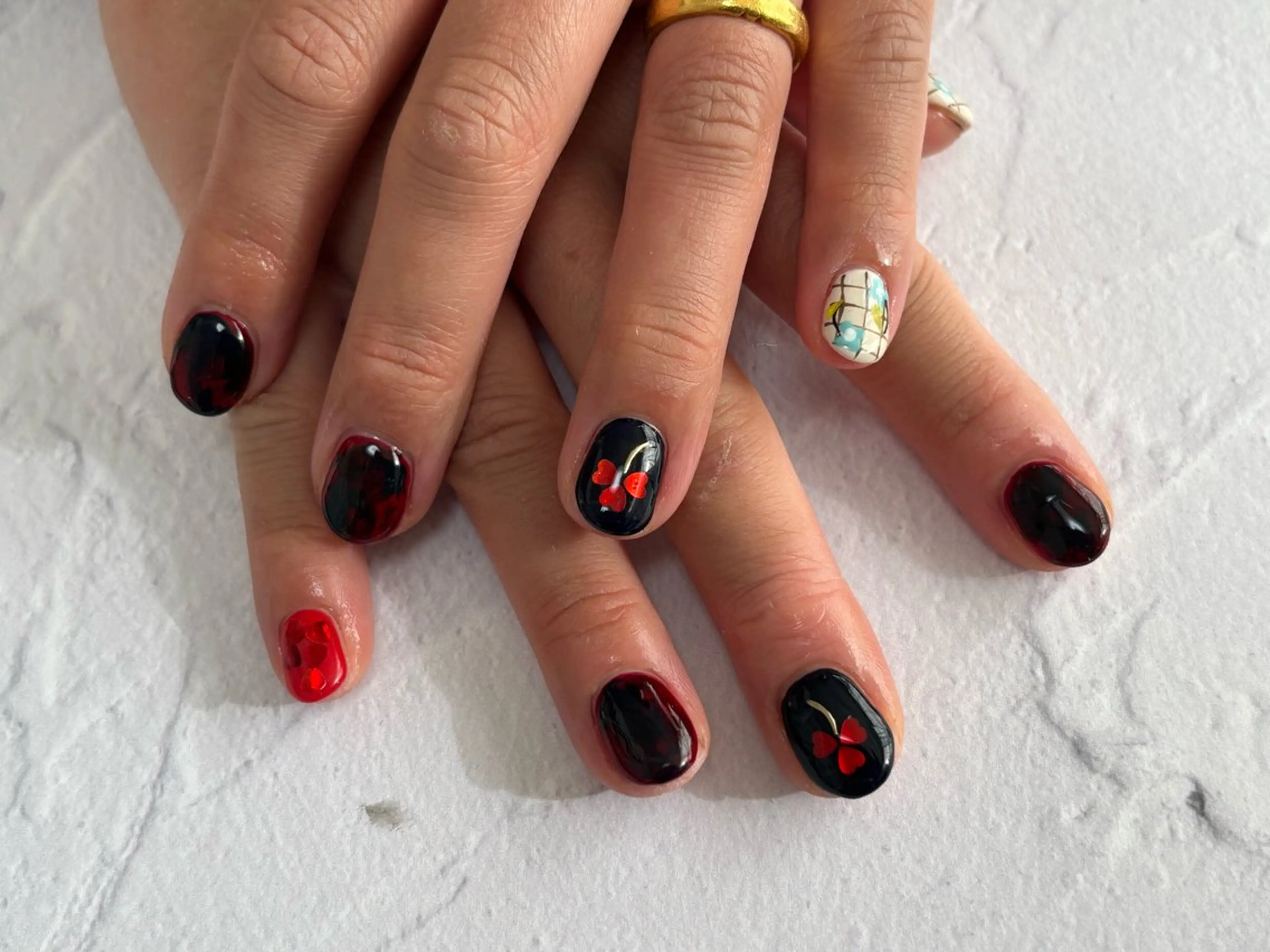 ネイル 愛川町 あんすりうむのネイルデザイン