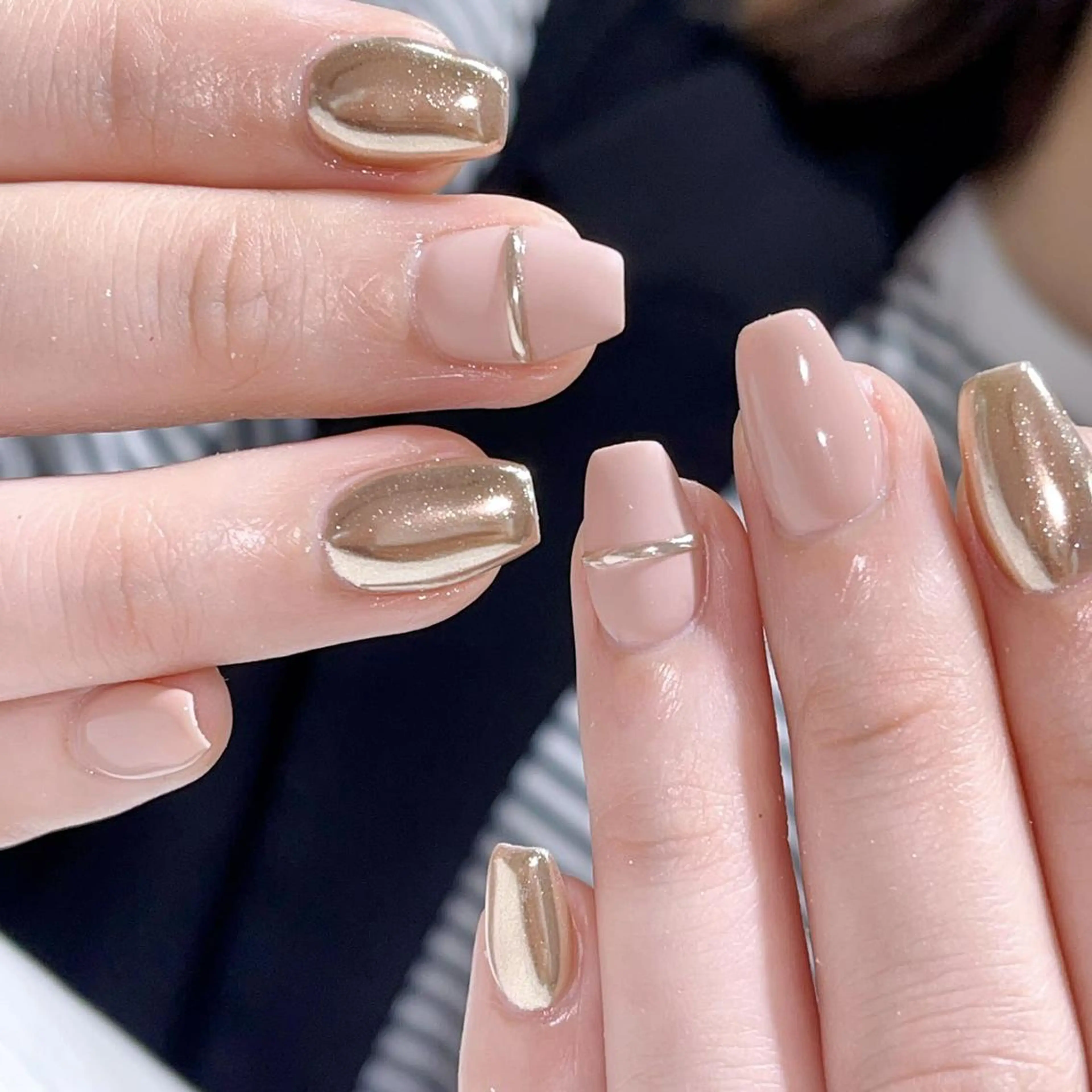 ネイル シンプルネイル Queens マオのネイルデザイン