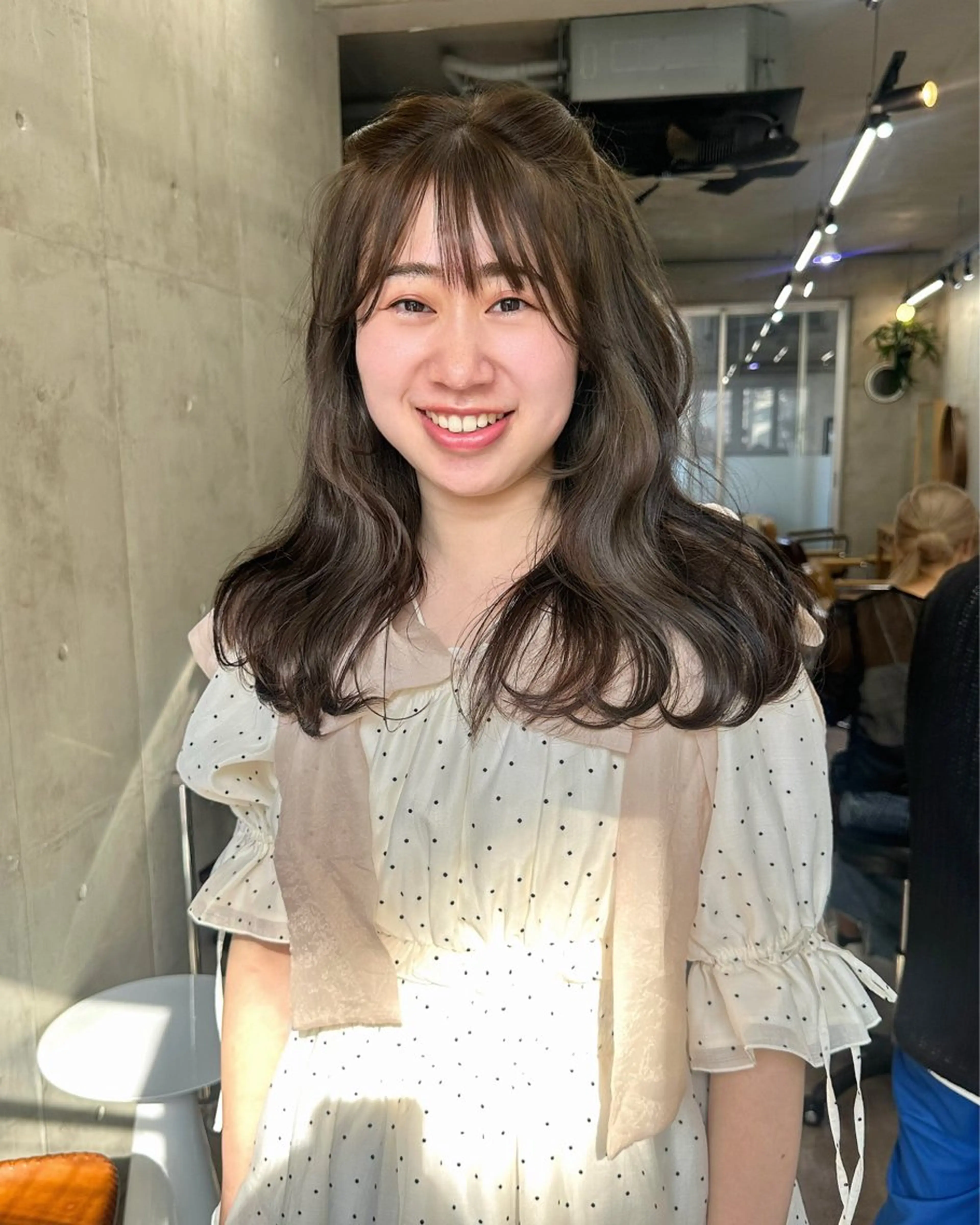 ロング カラー グレージュ カット ヘアカラー トリートメント レイヤーカット💫 ／HARUKA🎀のヘアスタイル