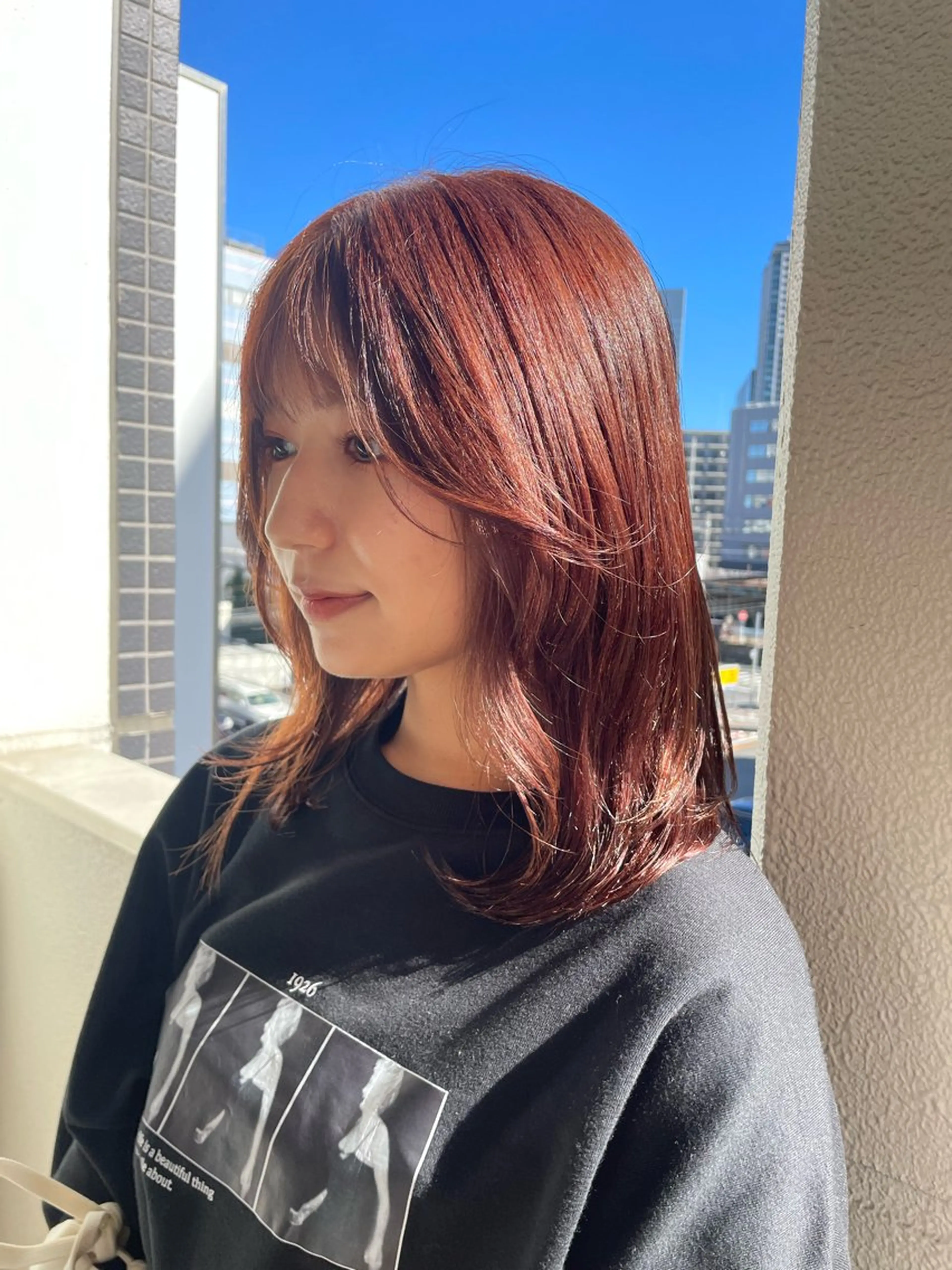 ミディアム カラー カット ヘアカラー トリートメント Toiro 横浜所属・🎀レイヤー/パーマ カラー/ai🎀のヘアスタイル