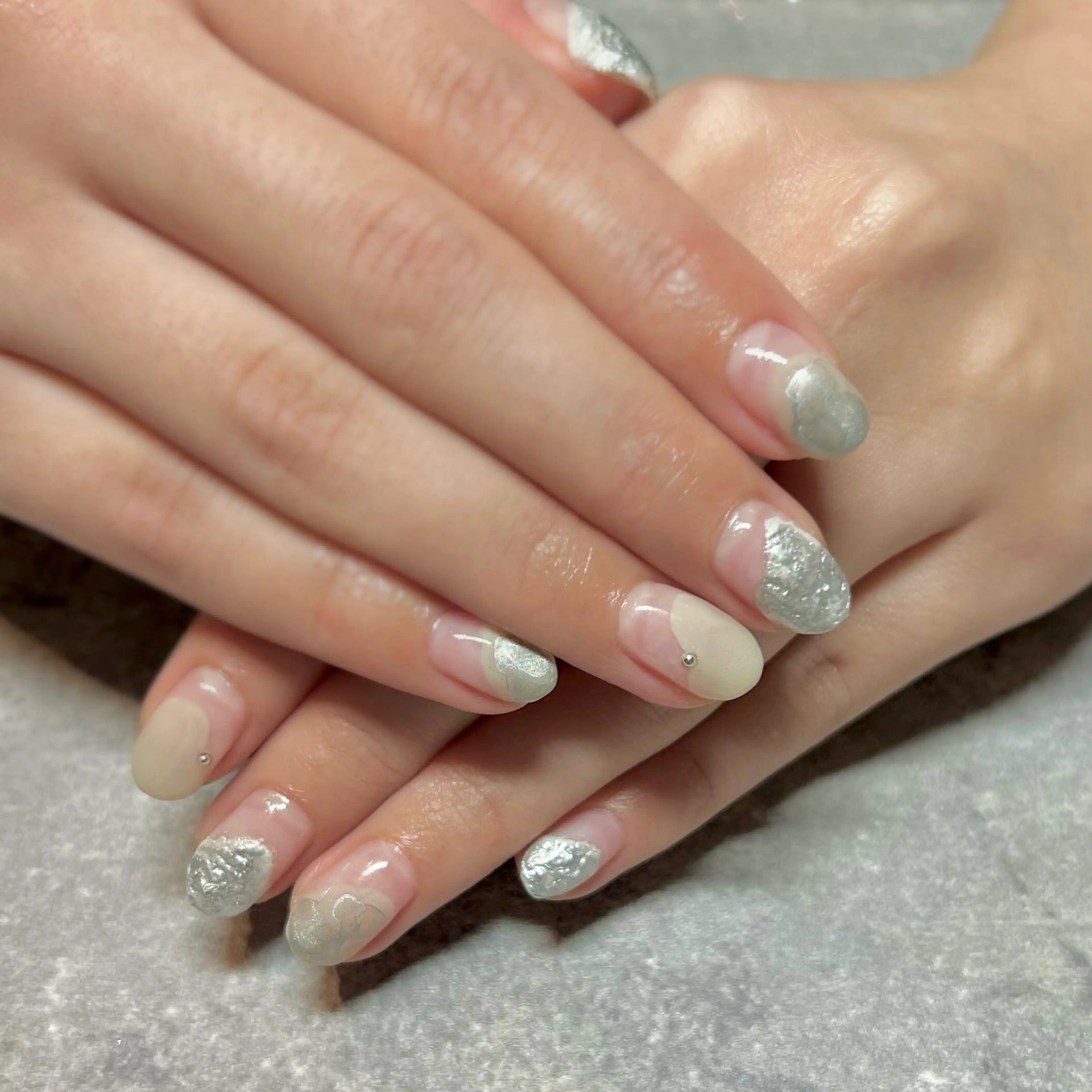 ネイル ニュアンスネイル K Midoriのネイルデザイン