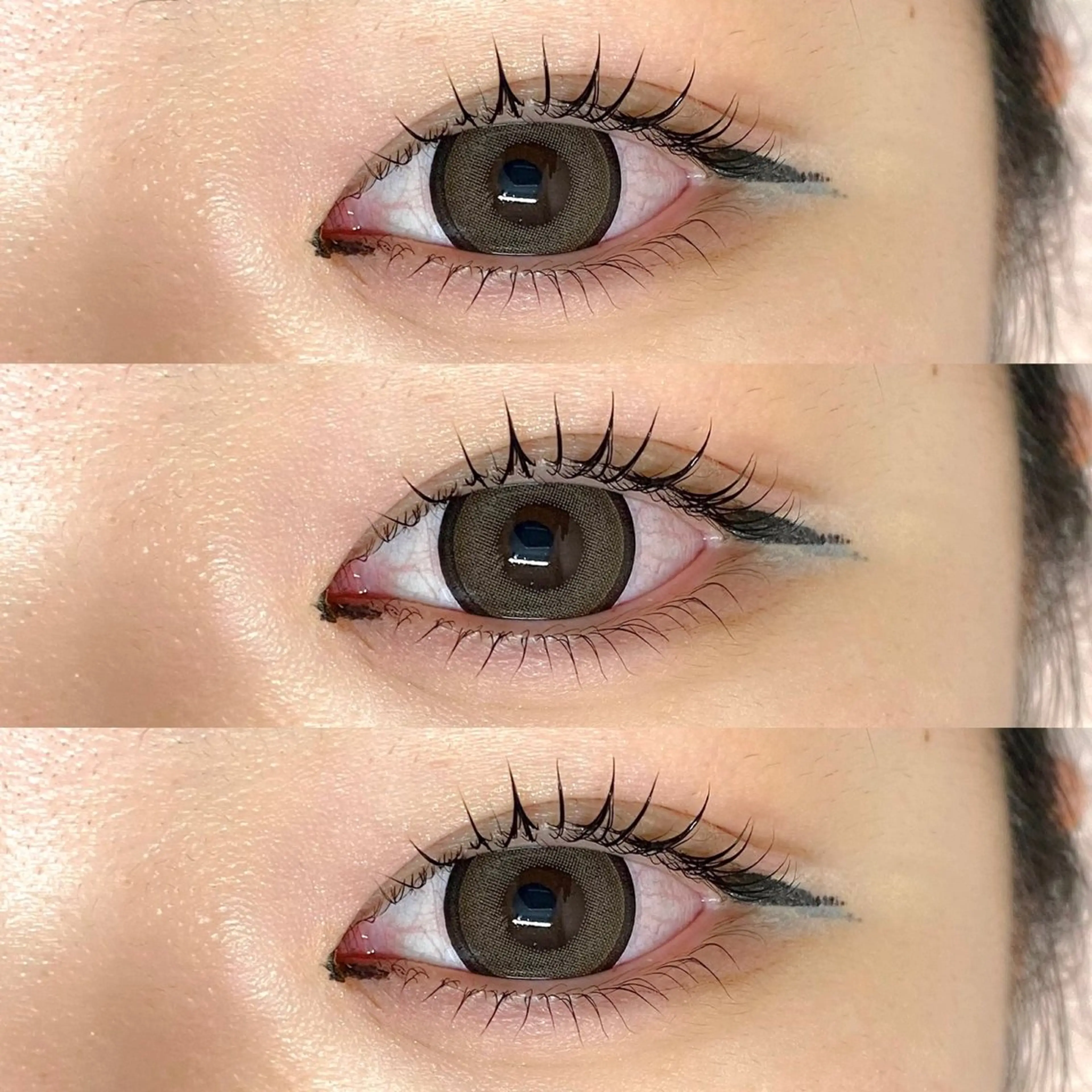 マツエク・マツパ 束感まつ毛 ナチュラル 下まつげエクステ マツパ meg .のマツエク・マツパデザイン