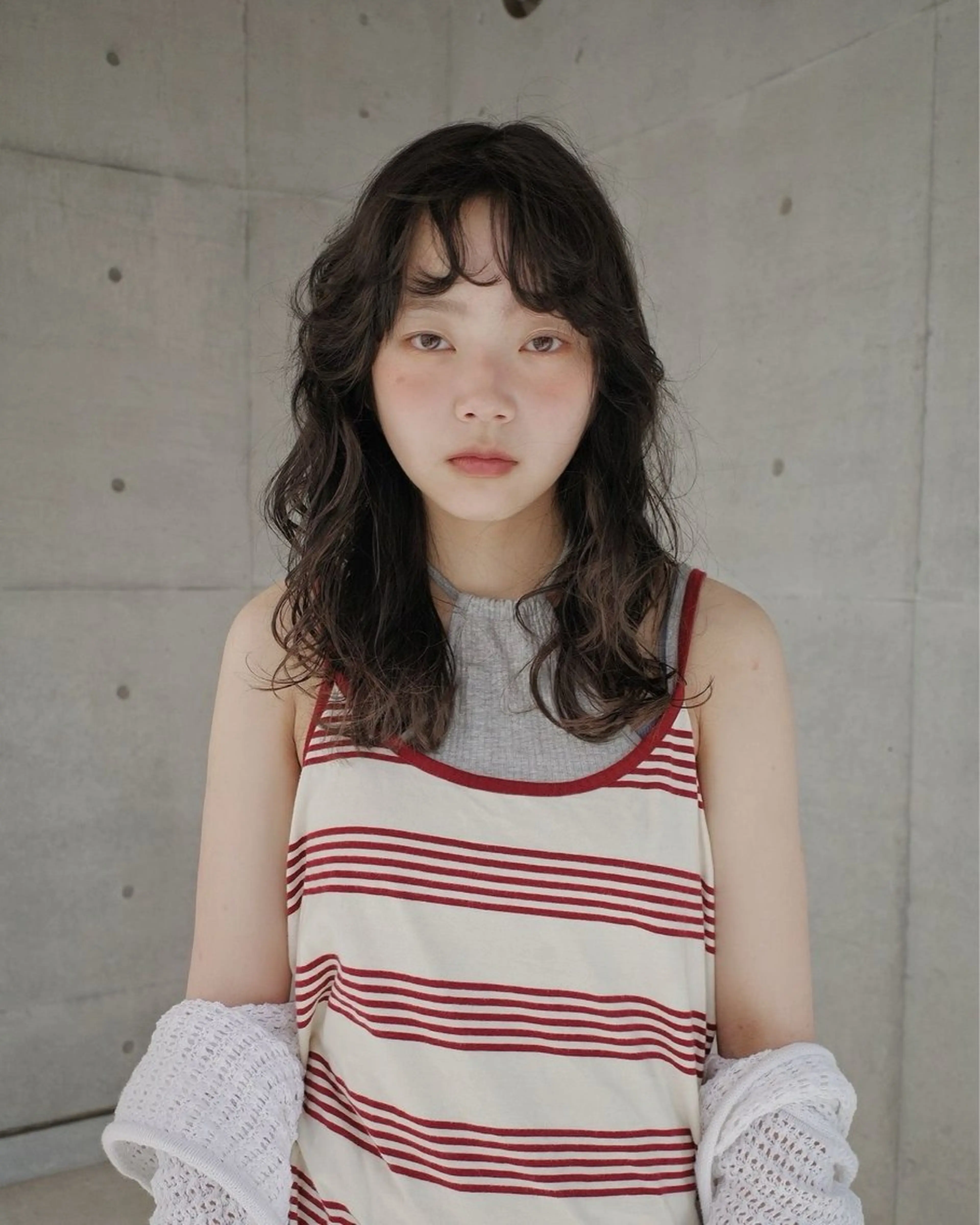 セミロング パーマ セミロングパーマ ニュアンスパーマ FILMS / yuuna 🦢🫗のヘアスタイル