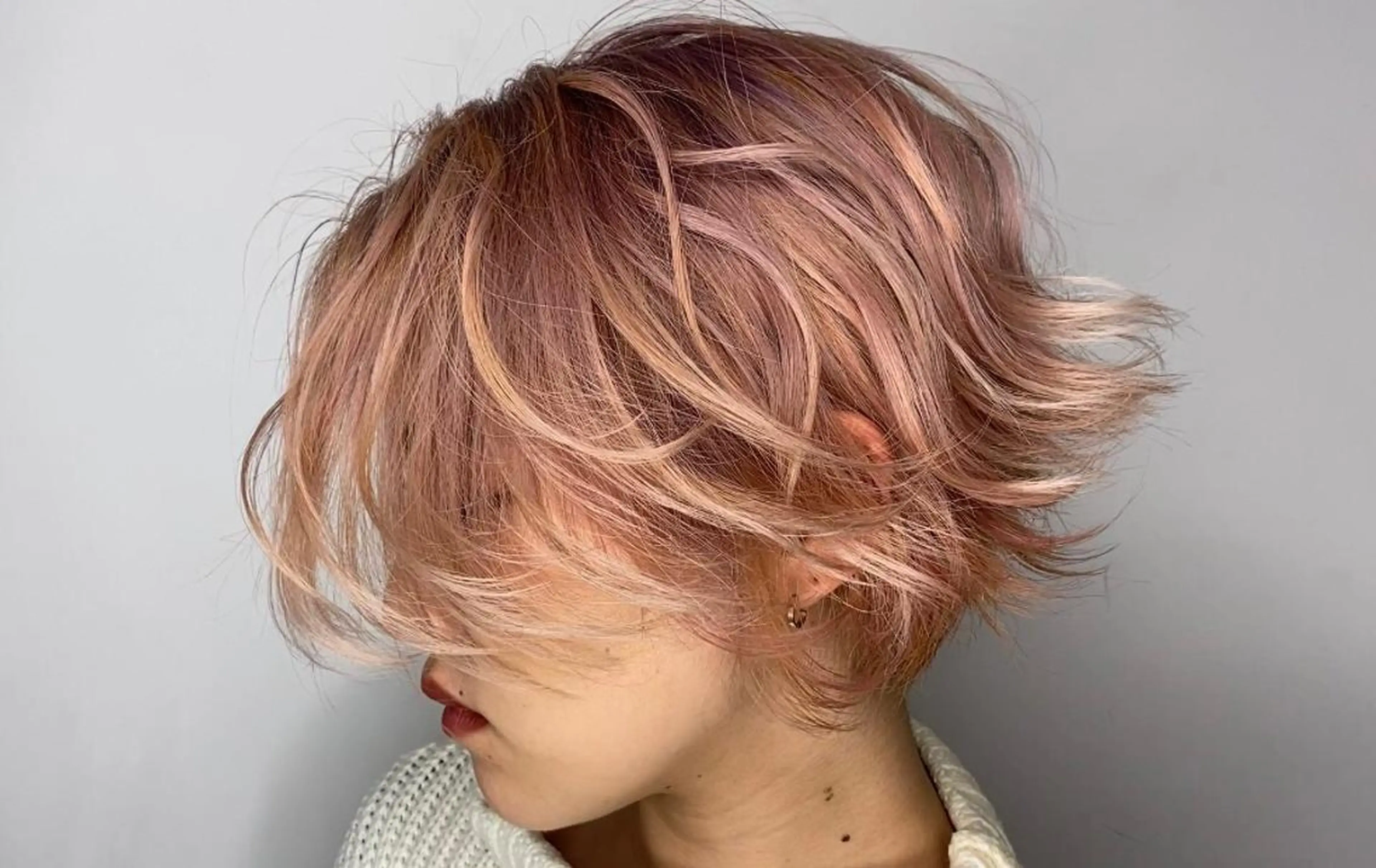 ショート カラー 美容室 HAKUAのヘアスタイル