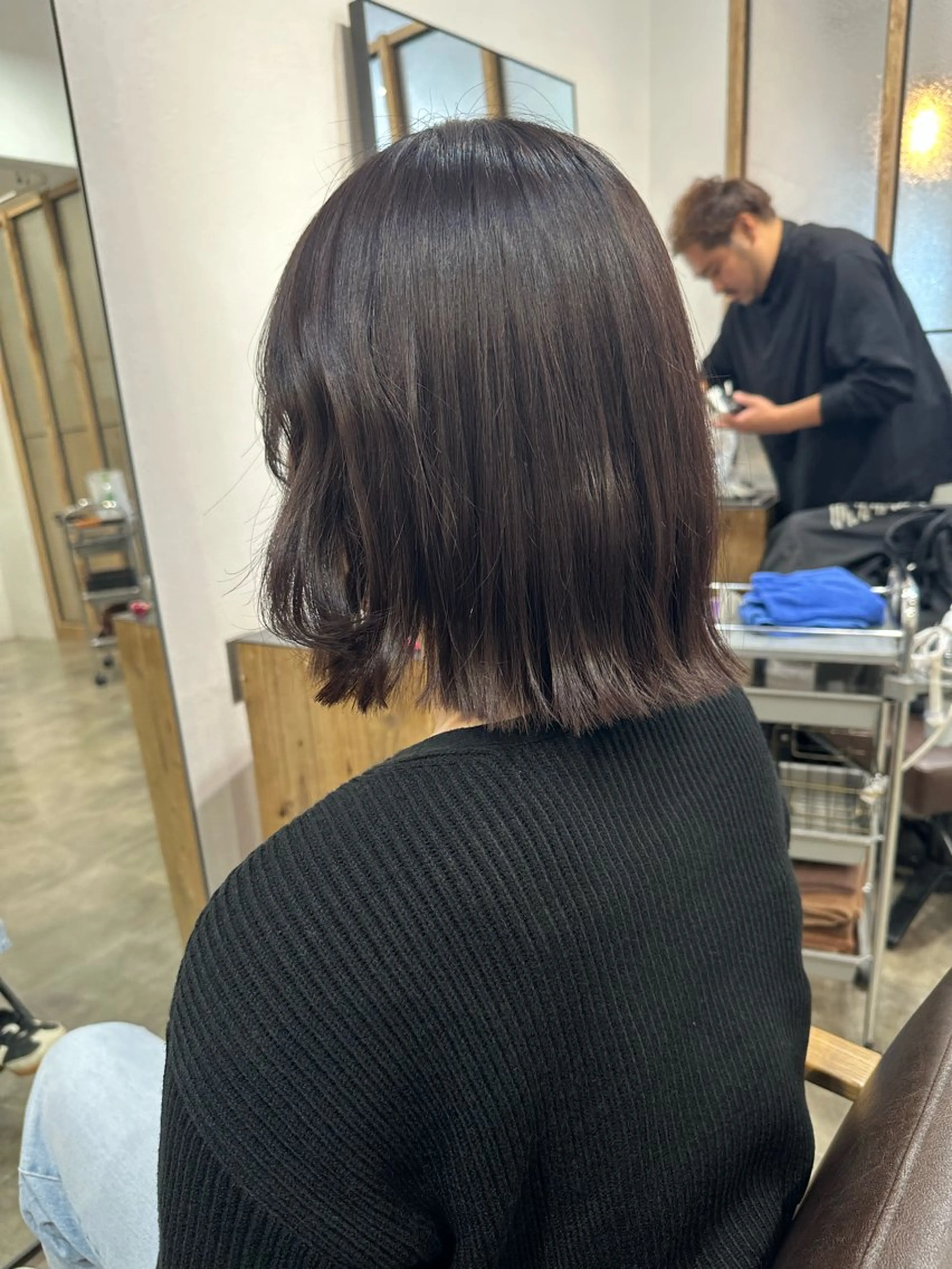 ミディアム コタロウ🐯 大通り　美容室のヘアスタイル