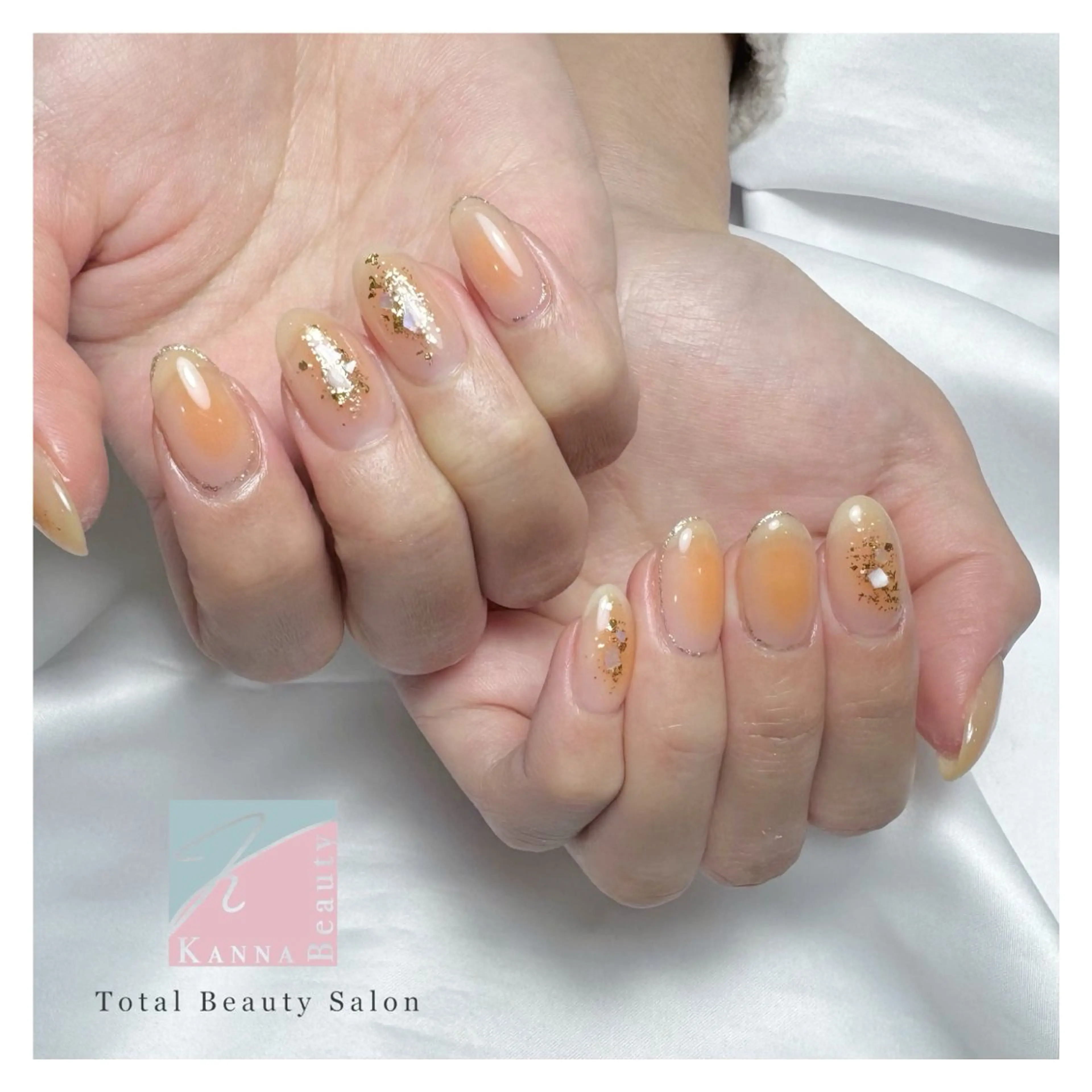 ネイル フットネイル ジェルネイル グラデーション キラキラネイル マグネットネイル ハンドネイル Kanna Yuki カンナユキのネイルデザイン