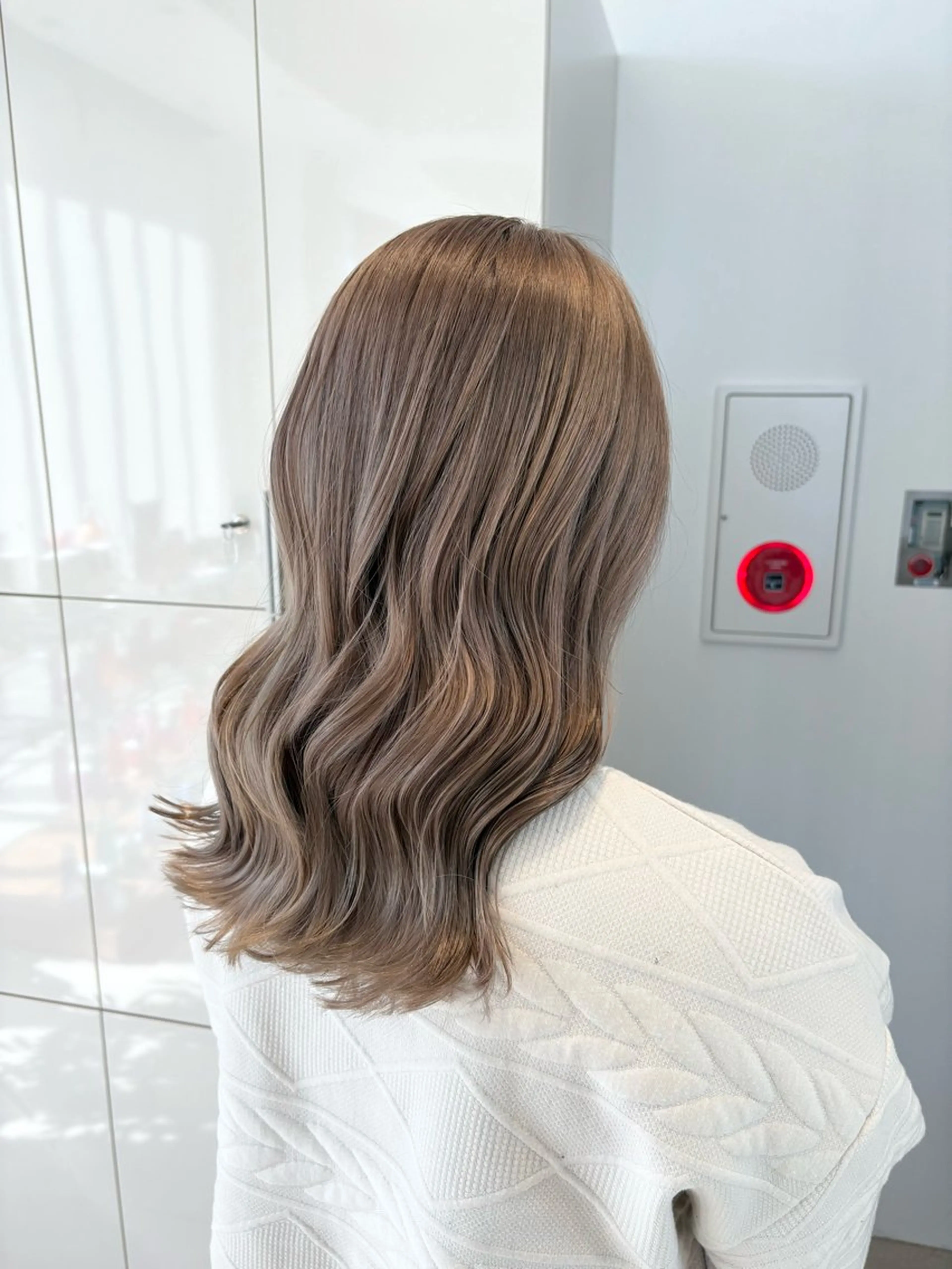 ロング カット ヘアカラー トリートメント メンズバレイヤージュ 斉藤春のヘアスタイル