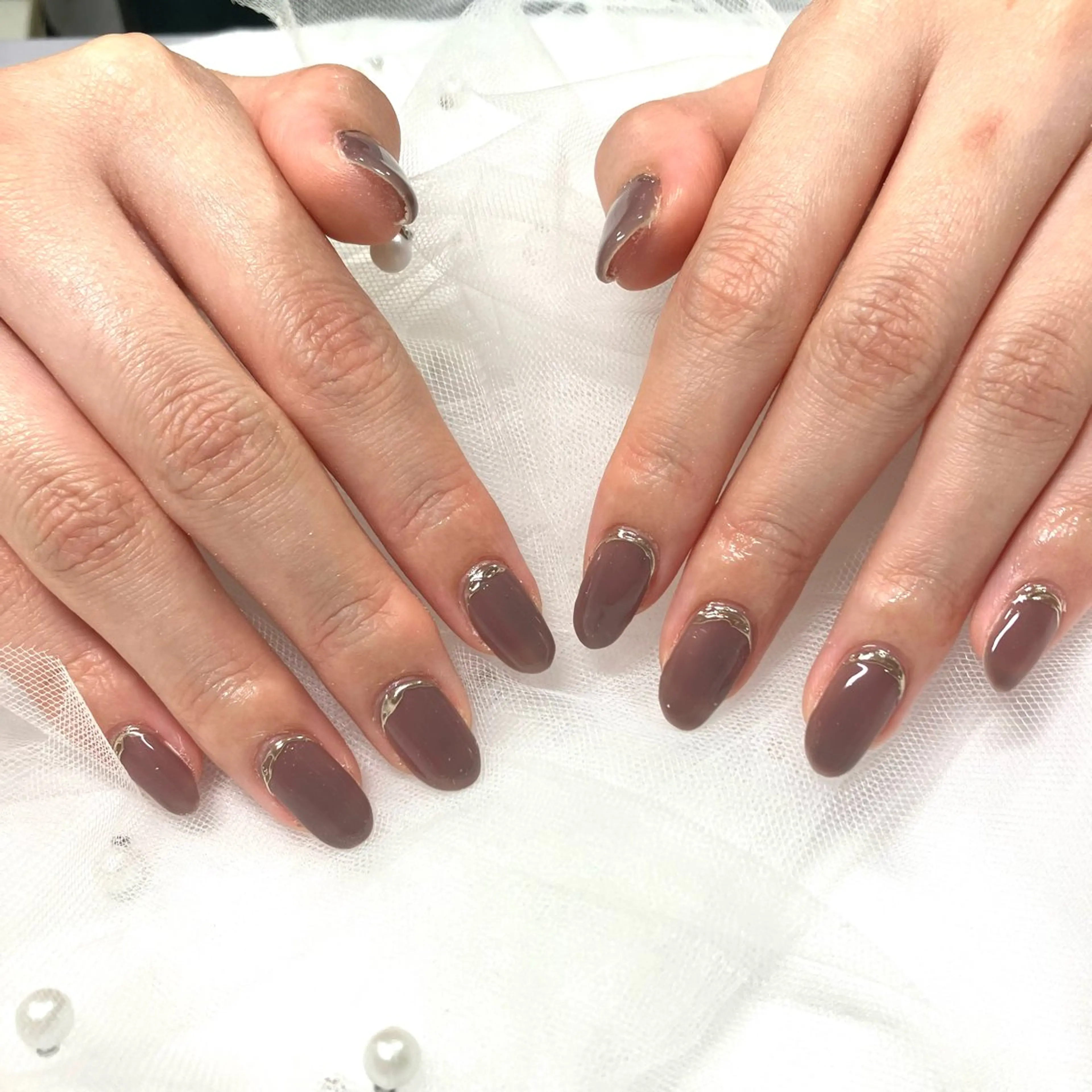 ネイル ミラーネイル BEAU NAIL Erinaのネイルデザイン