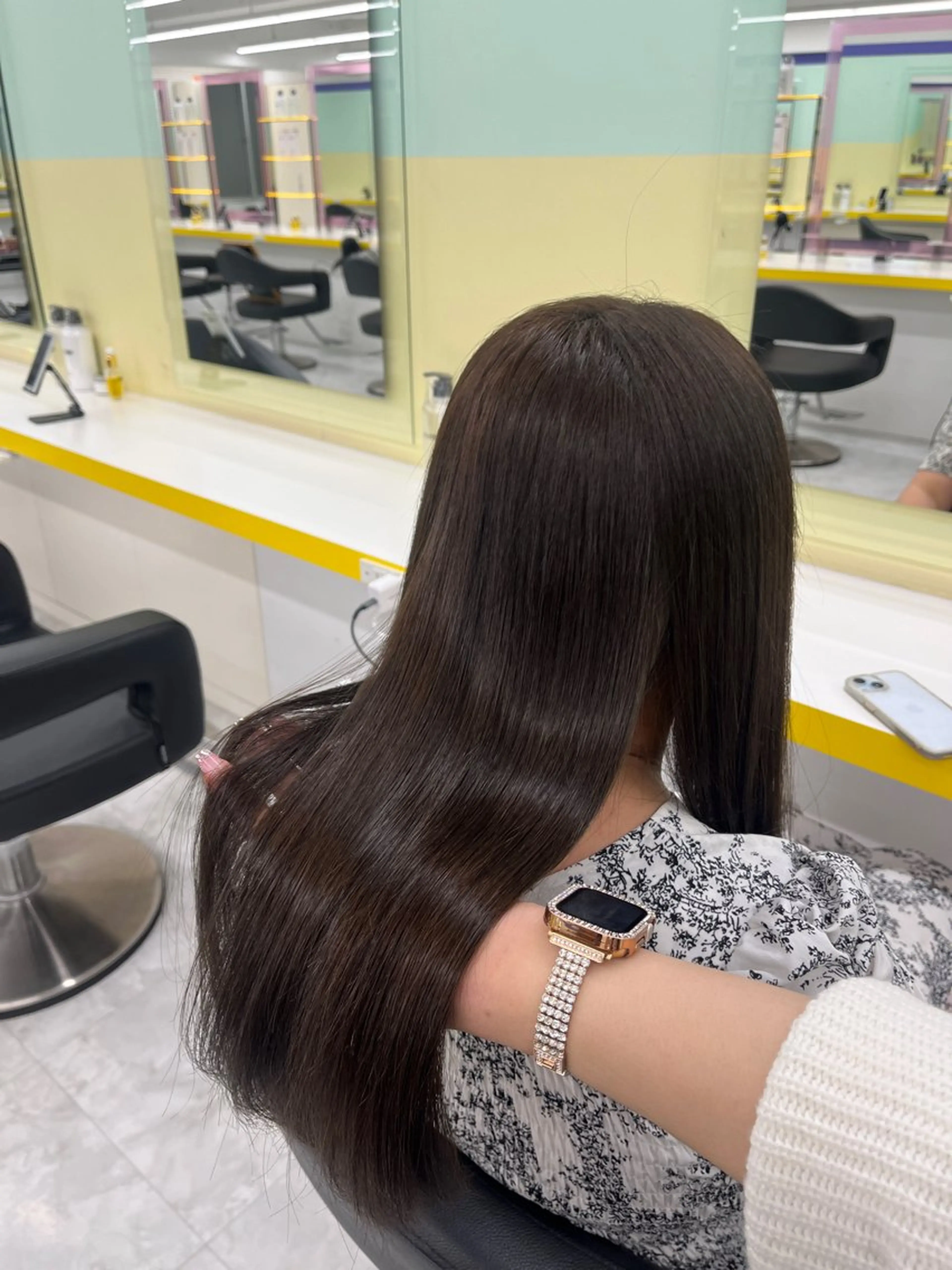 ロング カラー ヘアアレンジ ブリーチ ブリーチなしカラー ヘアカラー トリートメント ヘアセット 🎀Girly艶髪カ ラー🎀Harukaのヘアスタイル