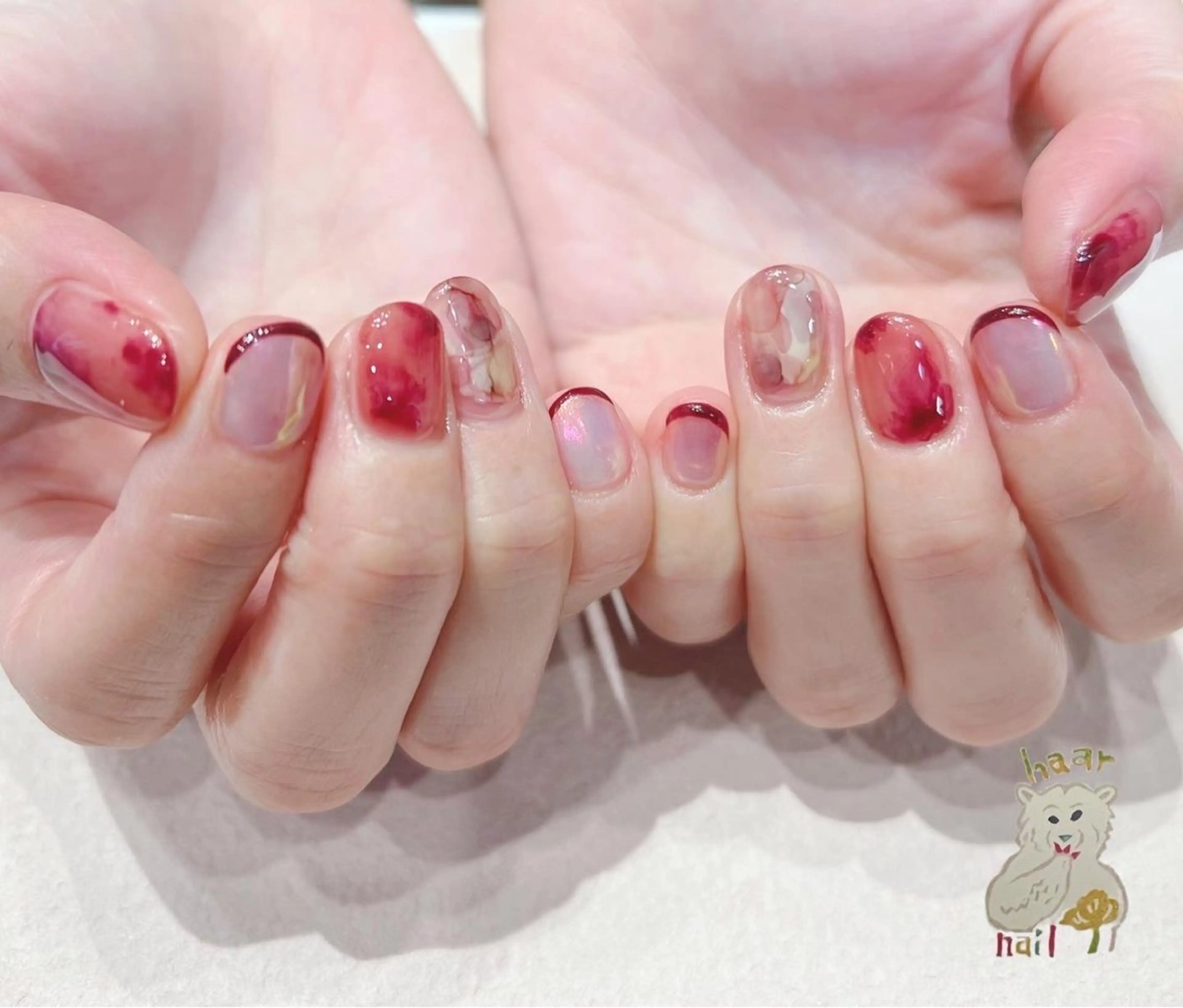 オーダーデザインネイル(ハンド) ¥8800​〜​→¥8000​〜​の写真