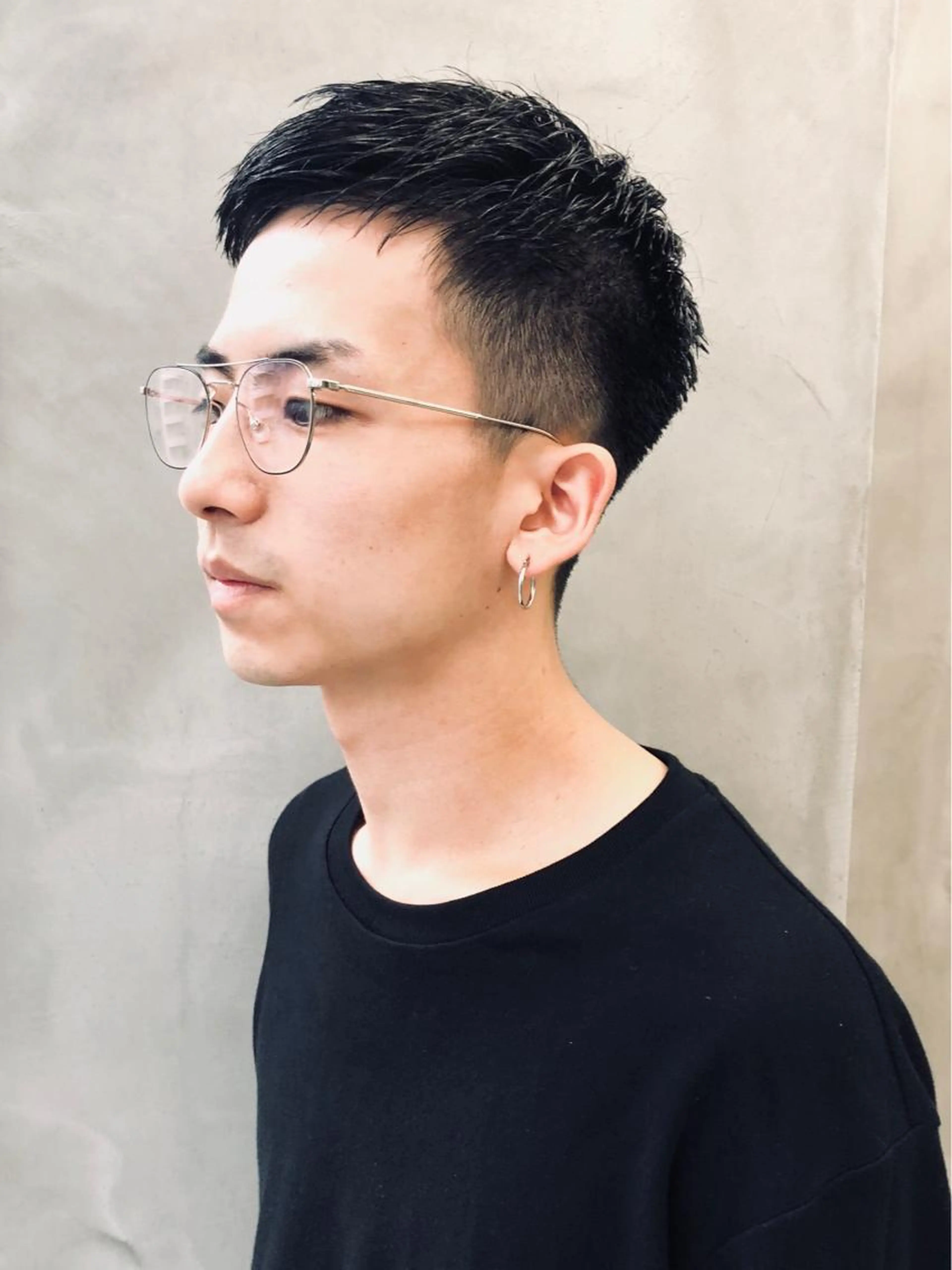 🔷新規限定🔷メンズカット￥4950  [ショート ベリーショート センターパート メンズショート ハンサムショート]の写真