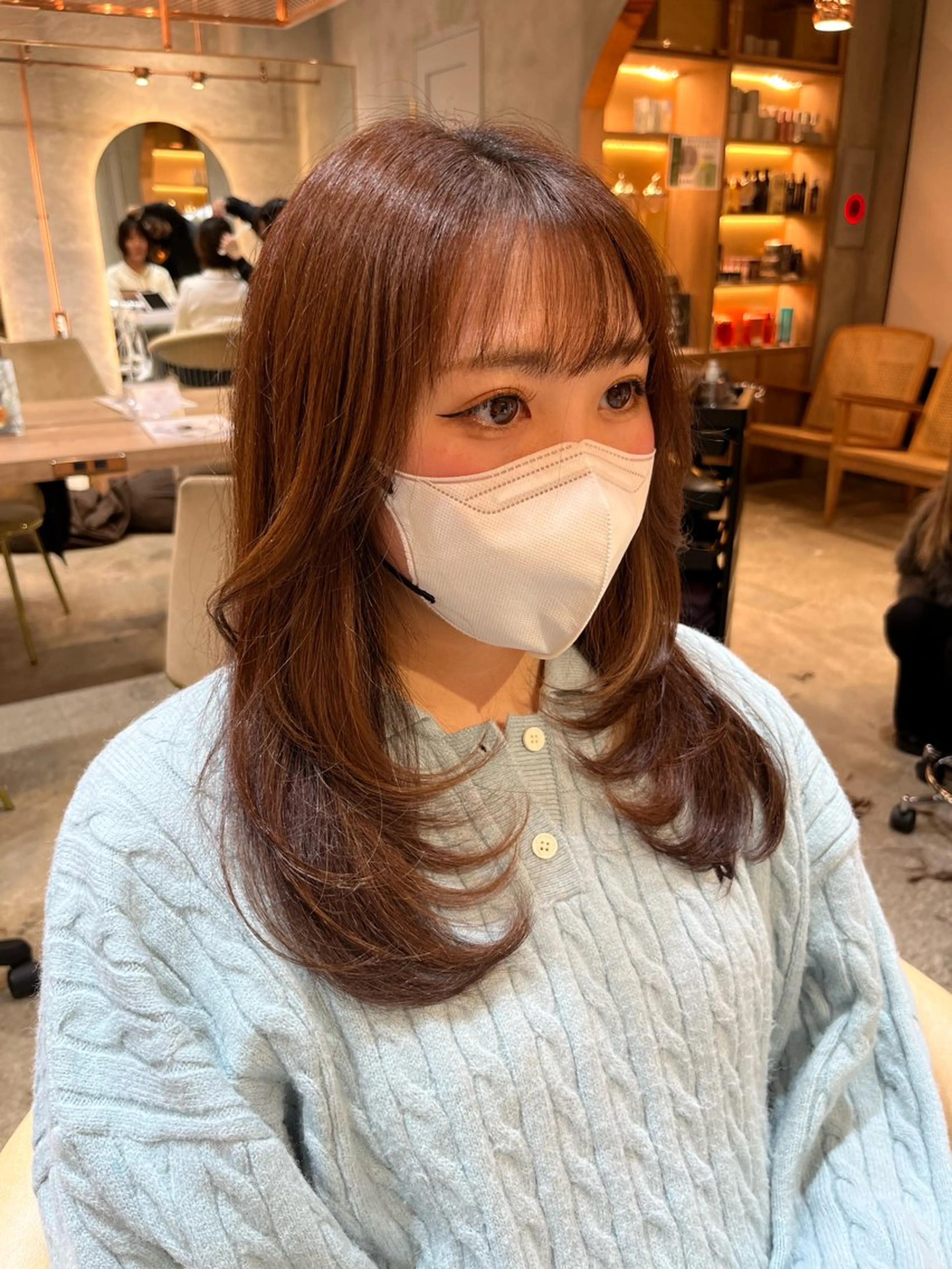 セミロング 錦糸町美容室Londespoirロンドエスポワール所属・小久保 美空のヘアスタイル