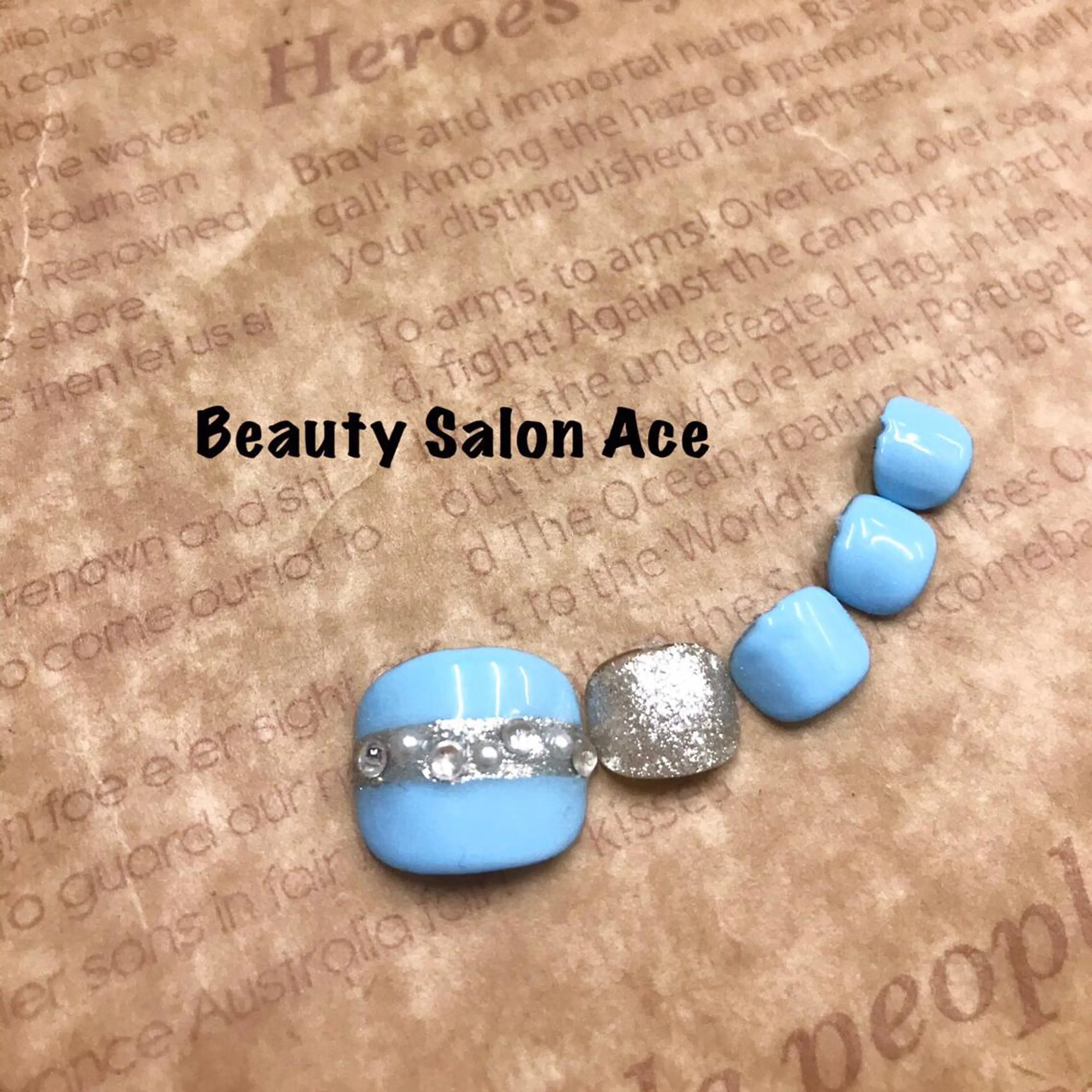 ネイル フットネイル Beauty Salon Ace（ネイルサロン　エース）所属・池袋フィルイン Ace♡長さだしのネイルデザイン