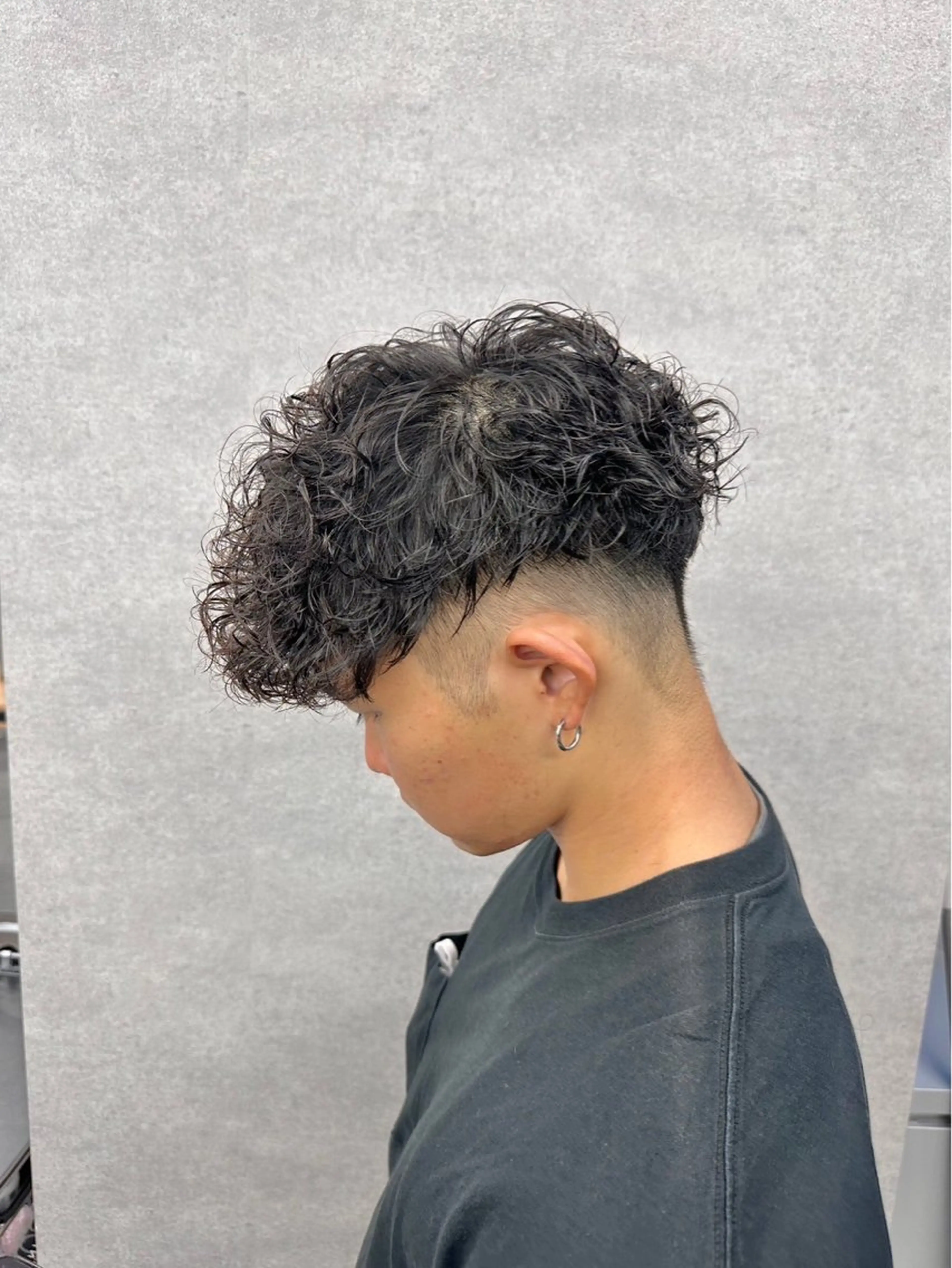 ショート カラー パーマ メンズ カット パーマ ヘアセット 🔥メンズ 特化🔥菊水皐暉🔥のヘアスタイル