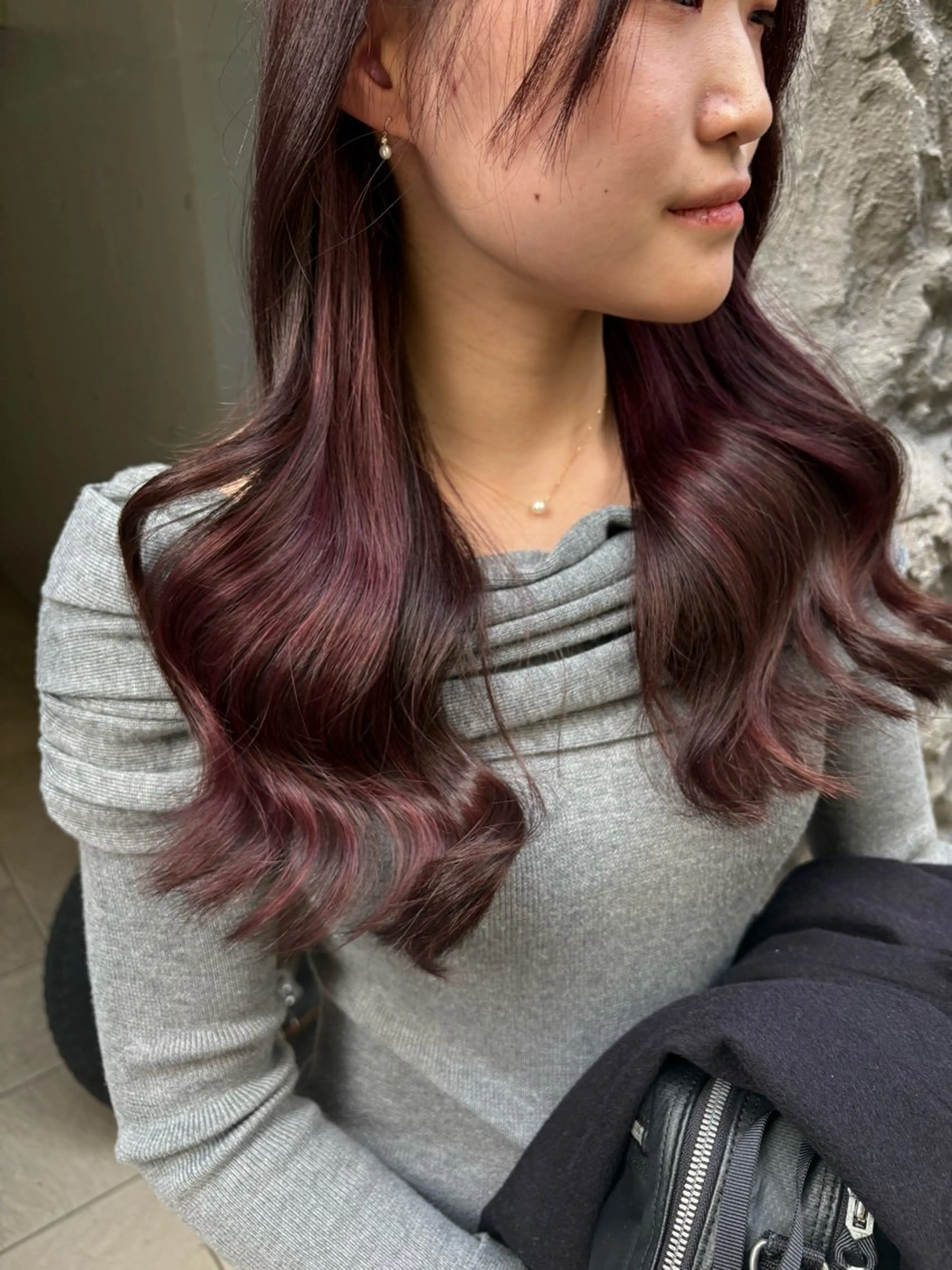 ロング カラー ヘアアレンジ カット ヘアカラー 髙橋 リナ‪のヘアスタイル