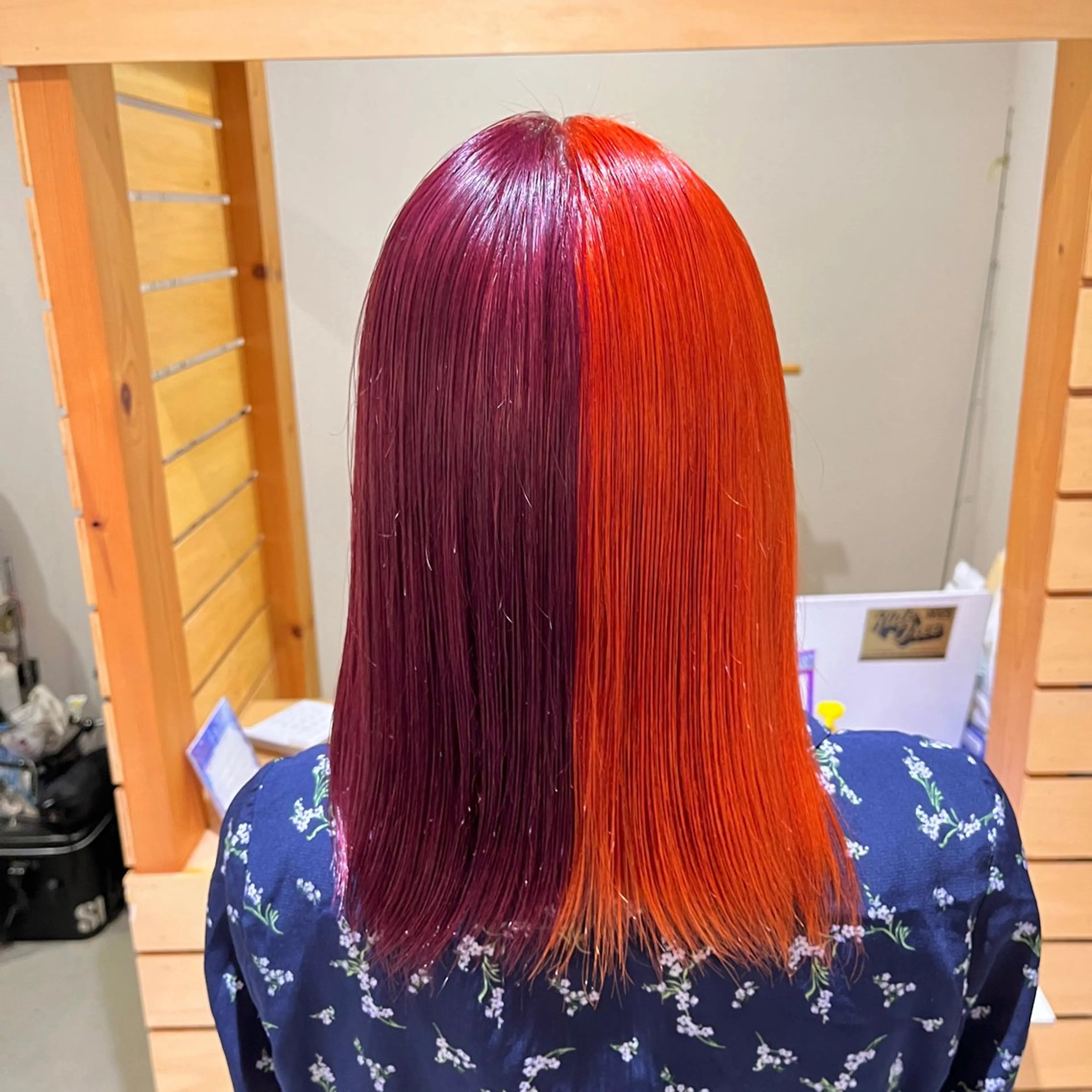 セミロング カラー ブリーチ ヘアカラー トリートメント RUBEUS【ルベウス】所属・✨艶々カラー🎨 杉本賢人のヘアスタイル