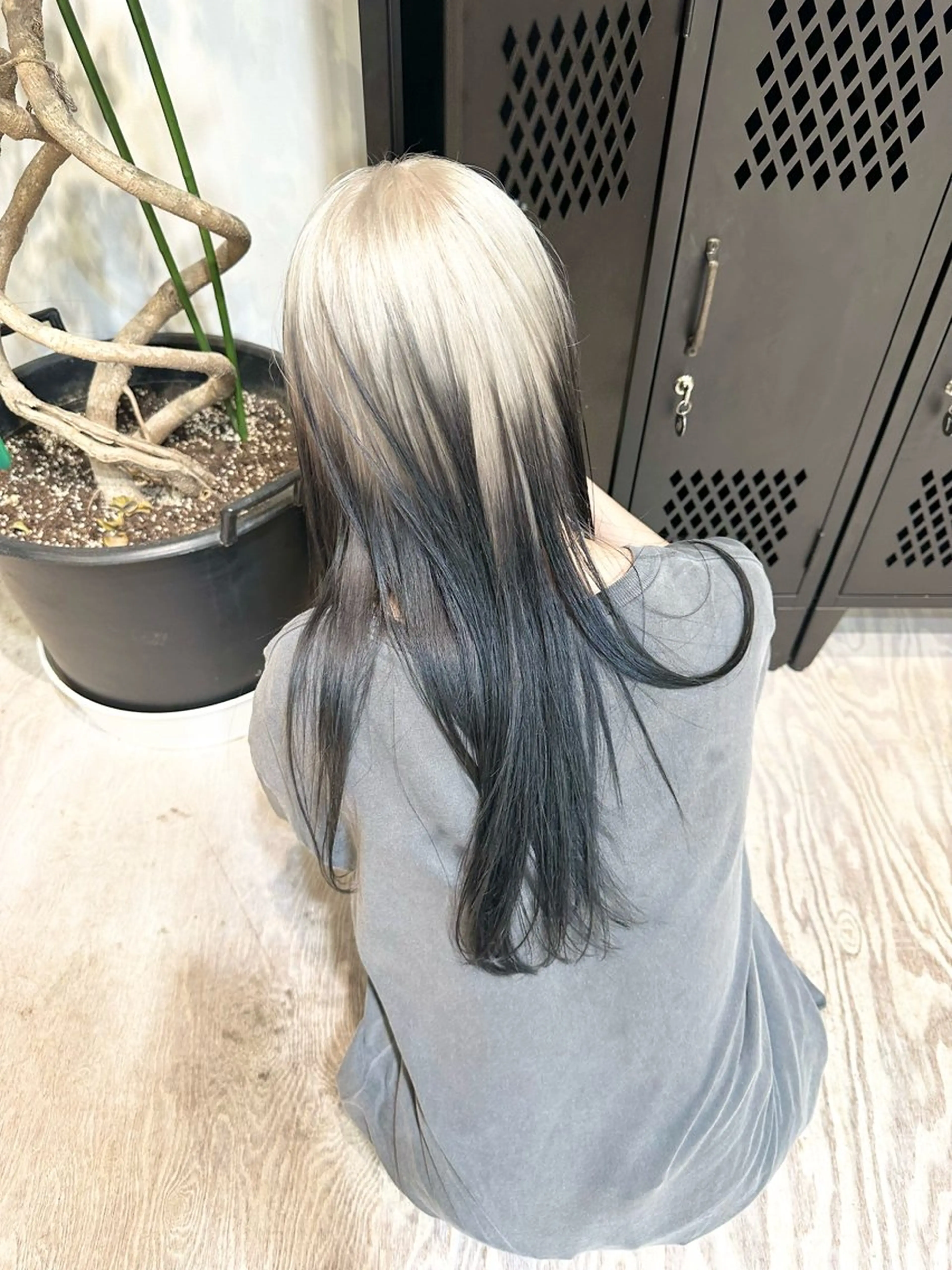 ロング カラー ヘアカラー トリートメント ヘッドスパ ヘアセット kai .のヘアスタイル