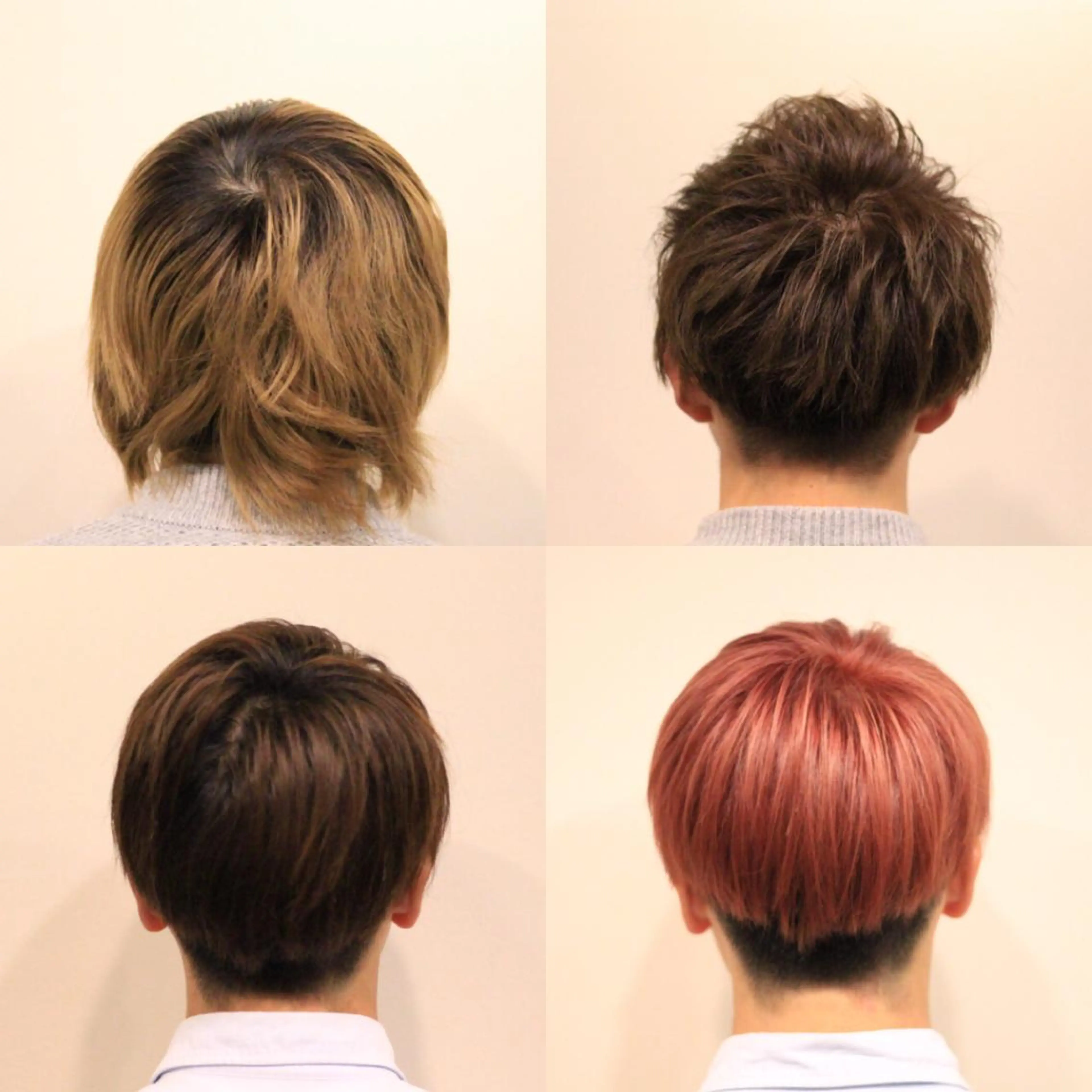 ショート カラー メンズ メンズブリーチ ベージュカラー ブリーチ ピンクカラー レッドカラー 遠藤悠大/メンズ縮毛 /メンズカットのヘアスタイル