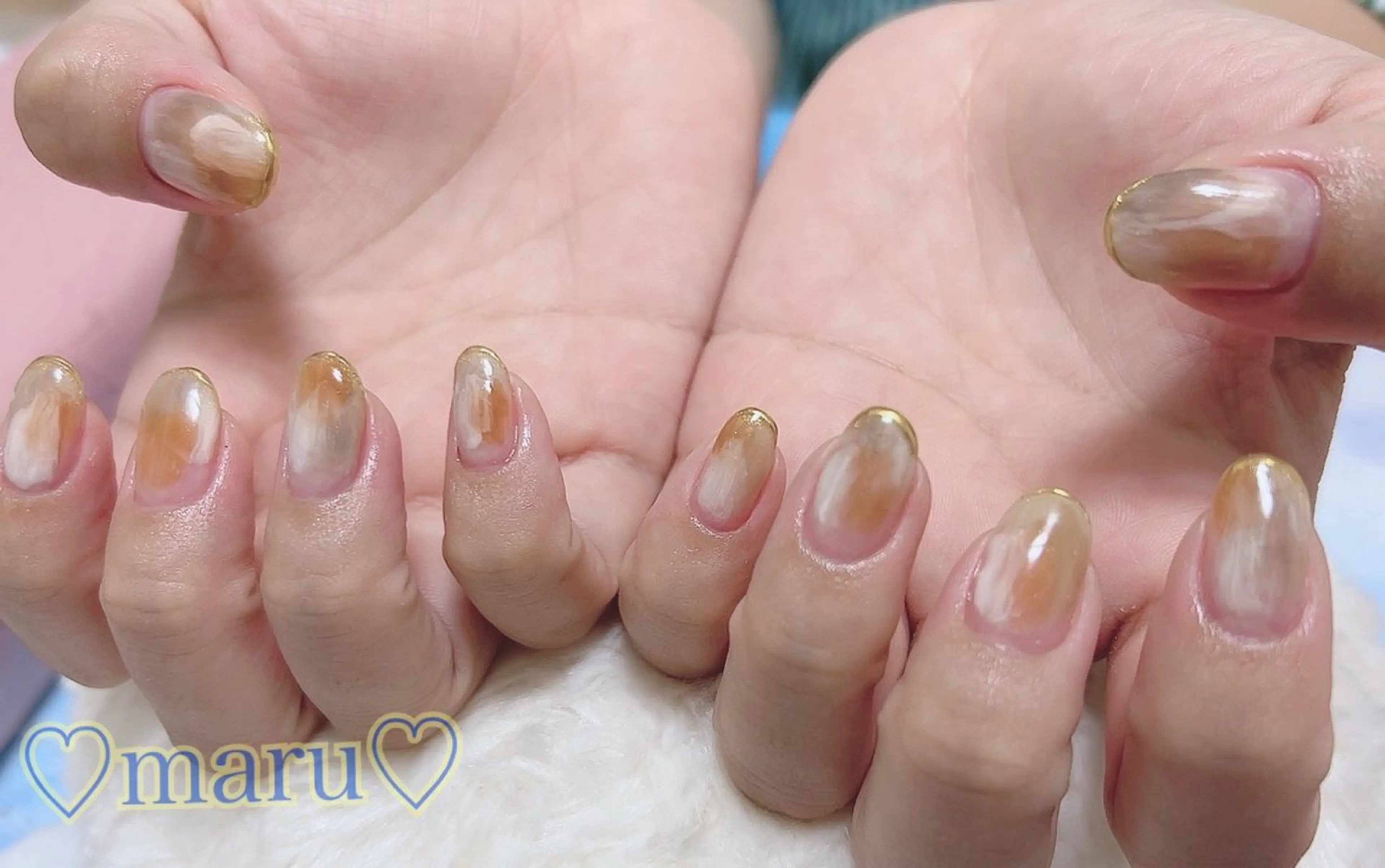 ネイル ハンドネイル フットネイル まるみ ♡のネイルデザイン