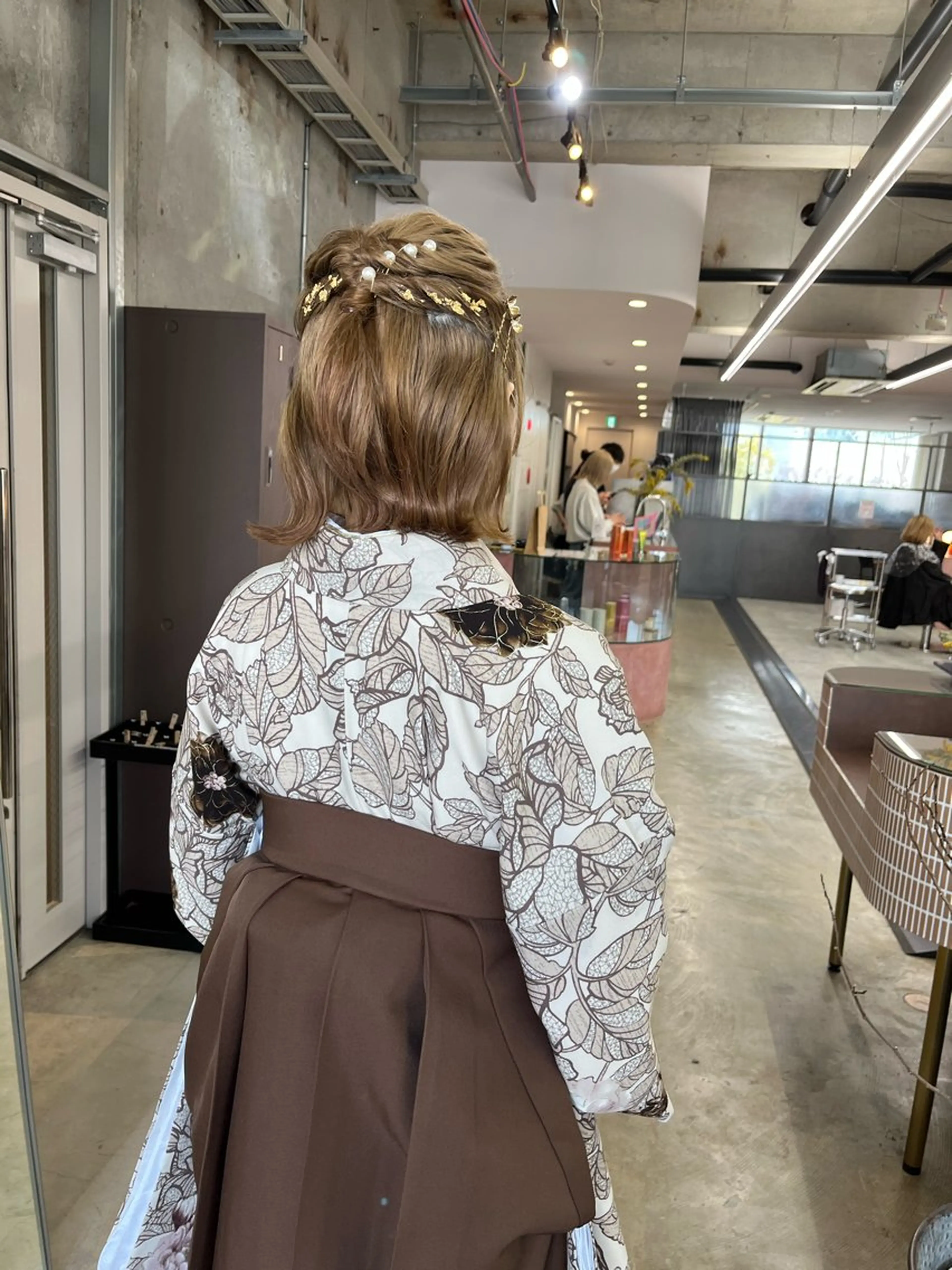 ミディアム ヘアアレンジ 着付け 小木曽智美 /ボブ/ショートのヘアスタイル