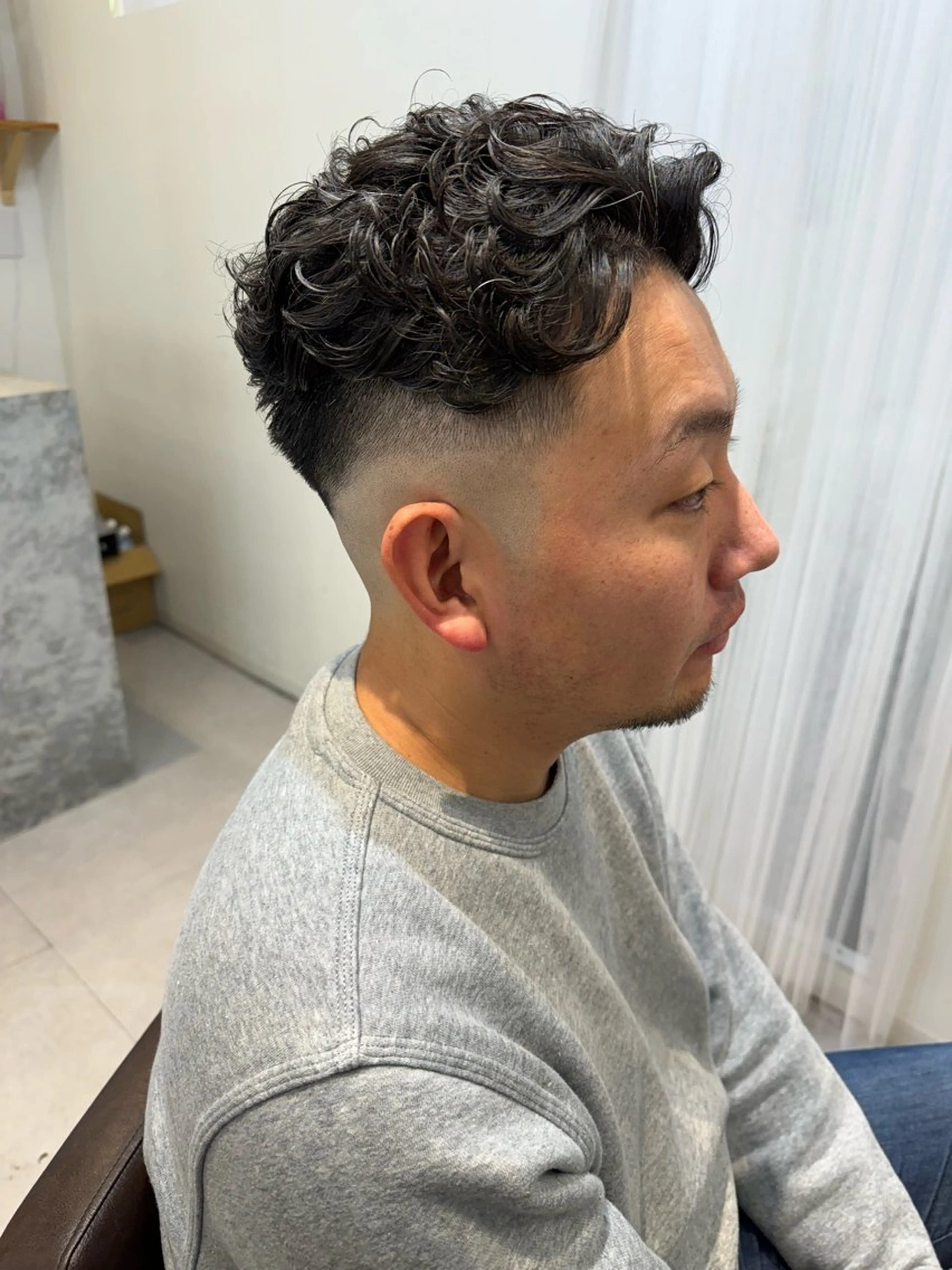 ショート パーマ メンズ メンズパーマ カット パーマ トリートメント Dxxxx III所属・女性目線の大人 メンズ*Ayakaのヘアスタイル