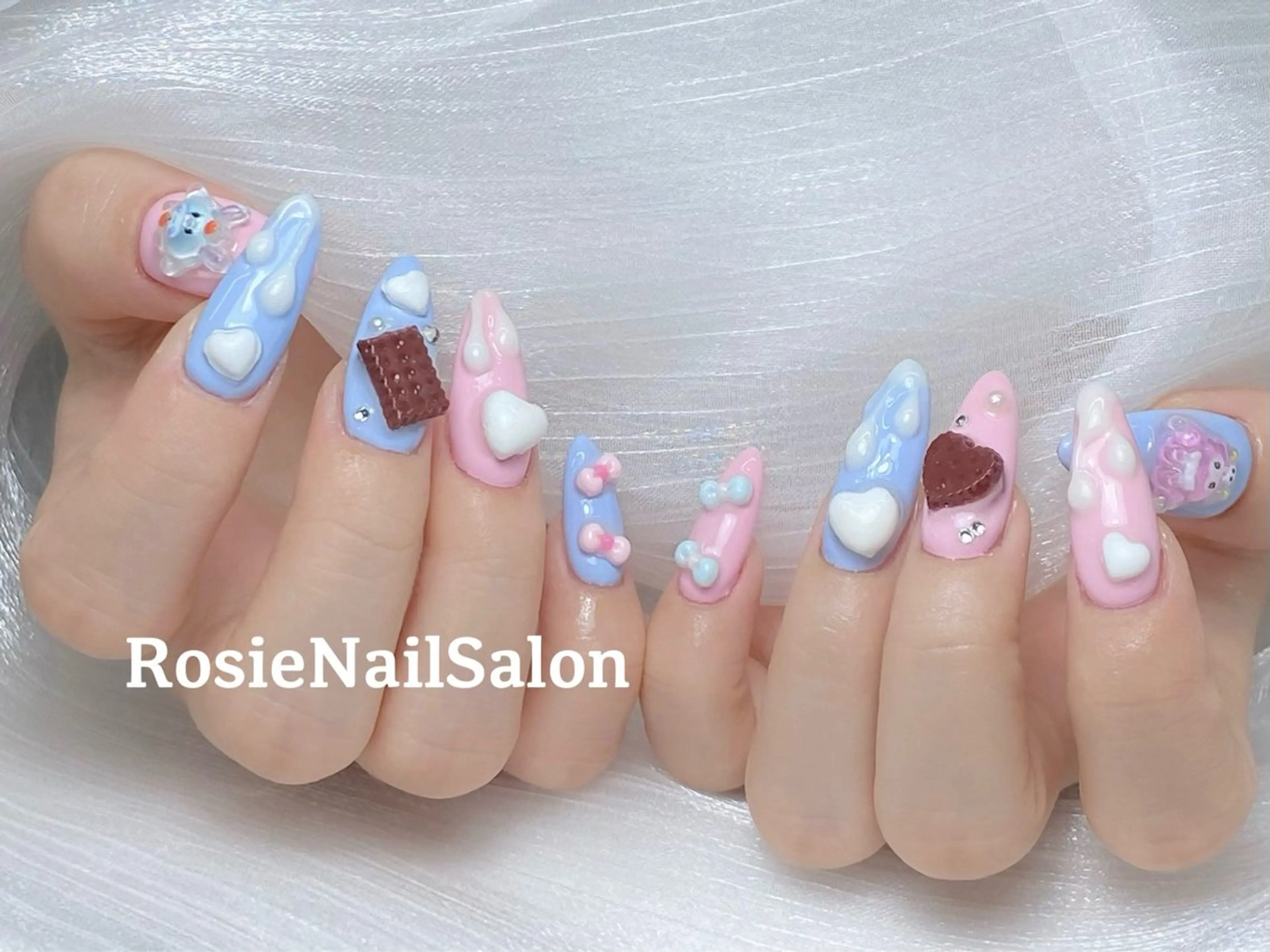 カラー Rosie Nail サロン南越谷のネイルデザイン