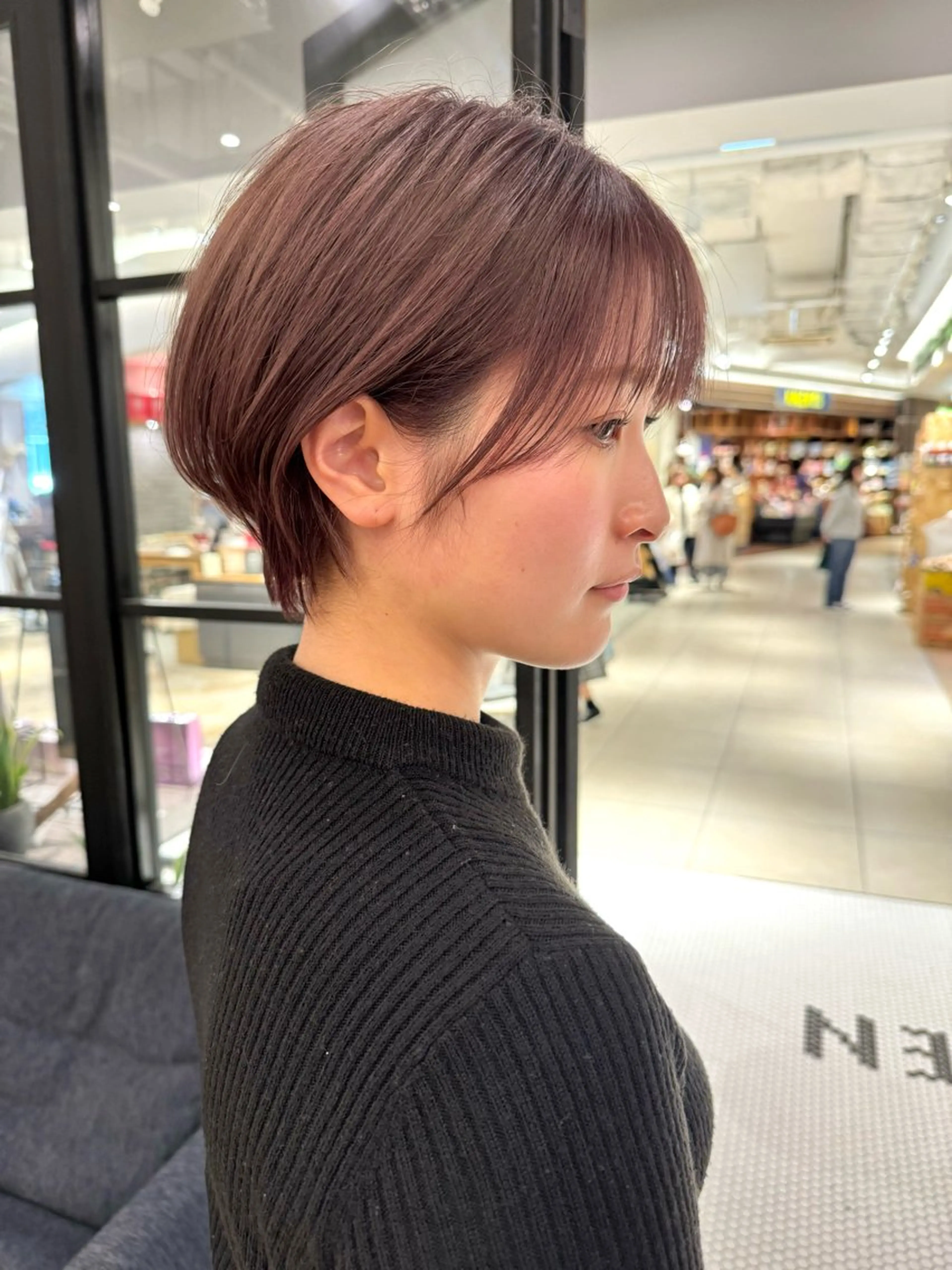 ショート 田中 優菜のヘアスタイル