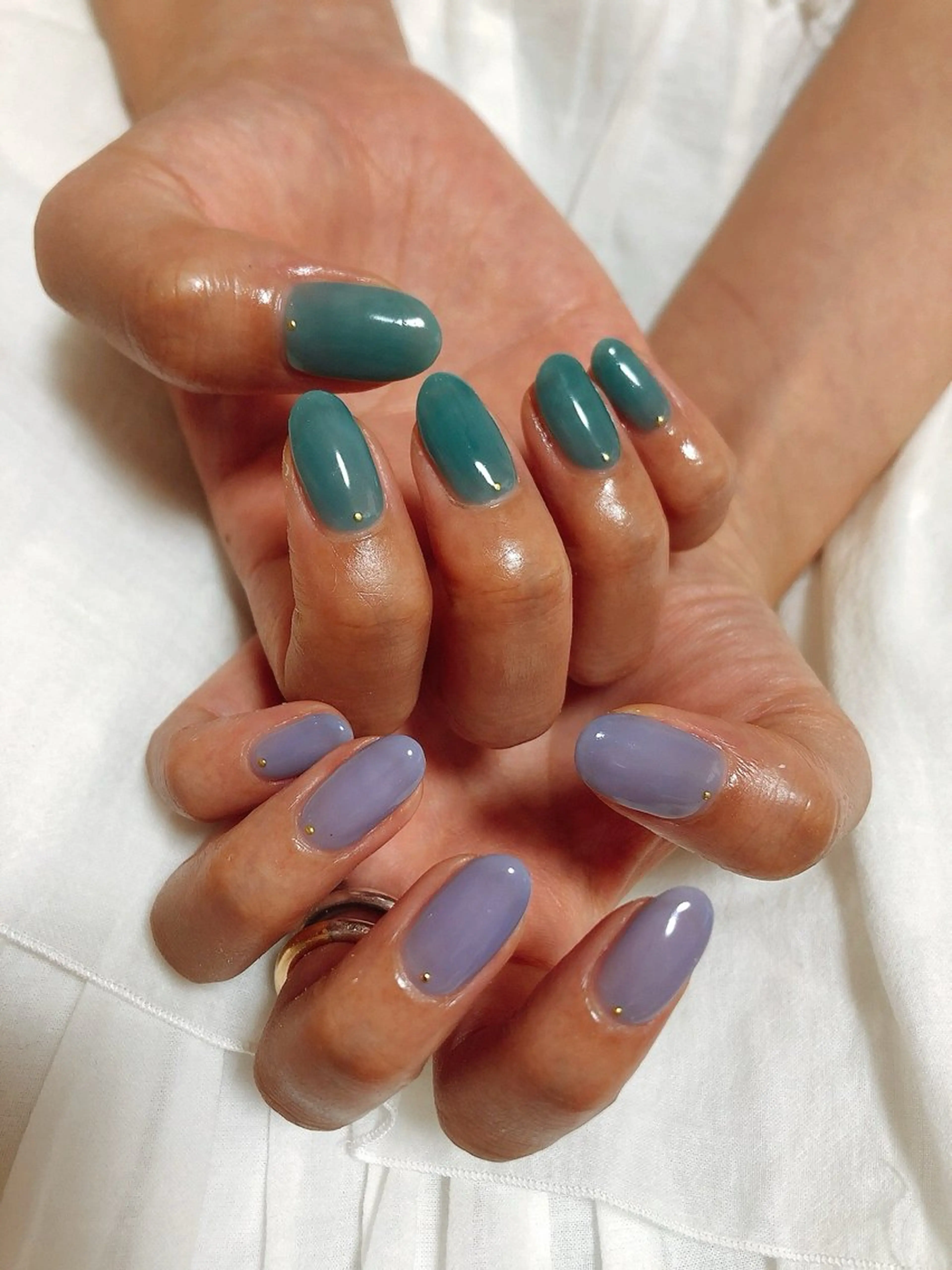 ネイル オーロラネイル フットネイル フレンチネイル ジェルネイル 韓国ネイル kikinail 溝の口のネイルデザイン