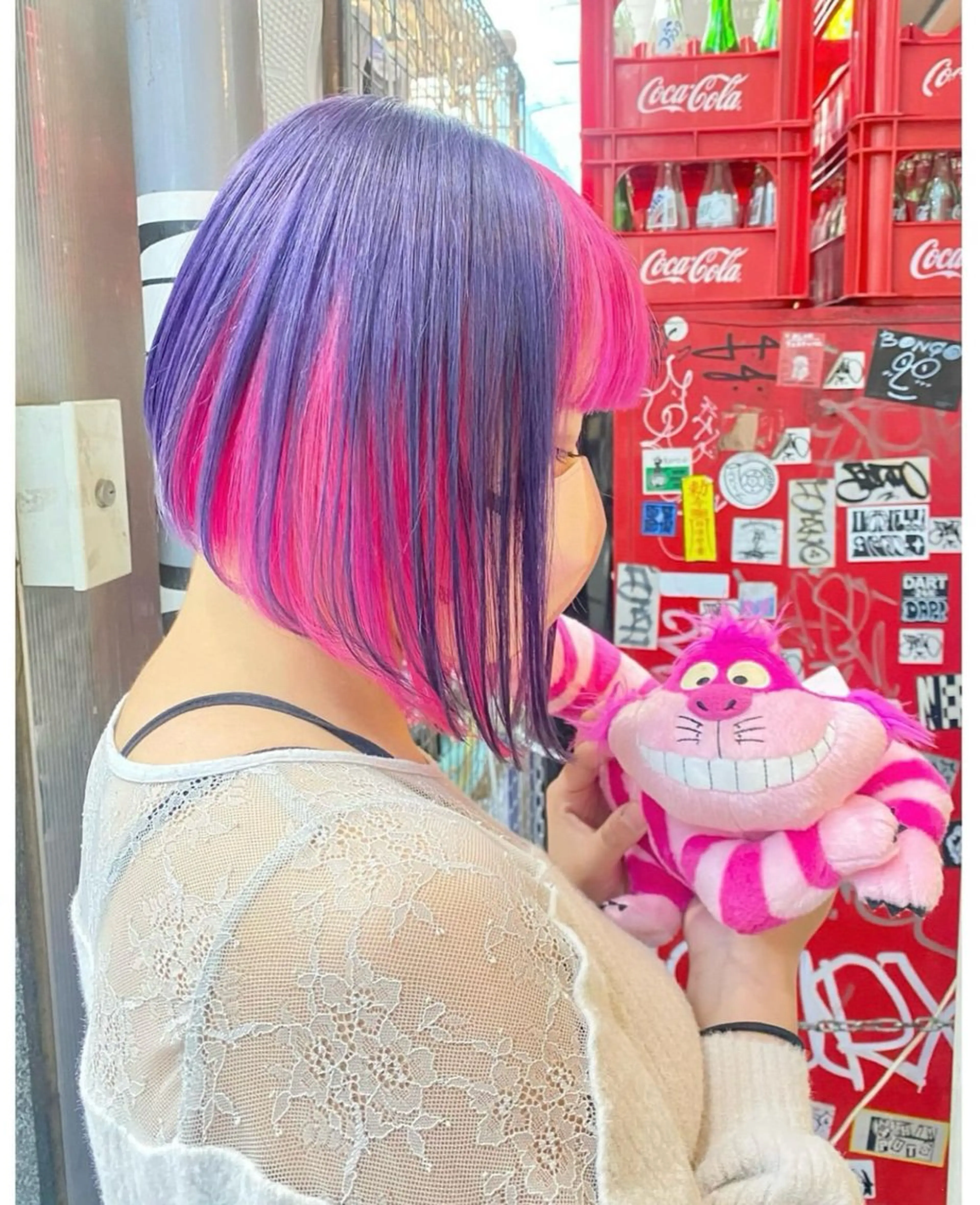 ショート カラー ヘアカラー GARU-ガル-所属・TSUNO🦖 派手髪/オタク美容師のヘアスタイル