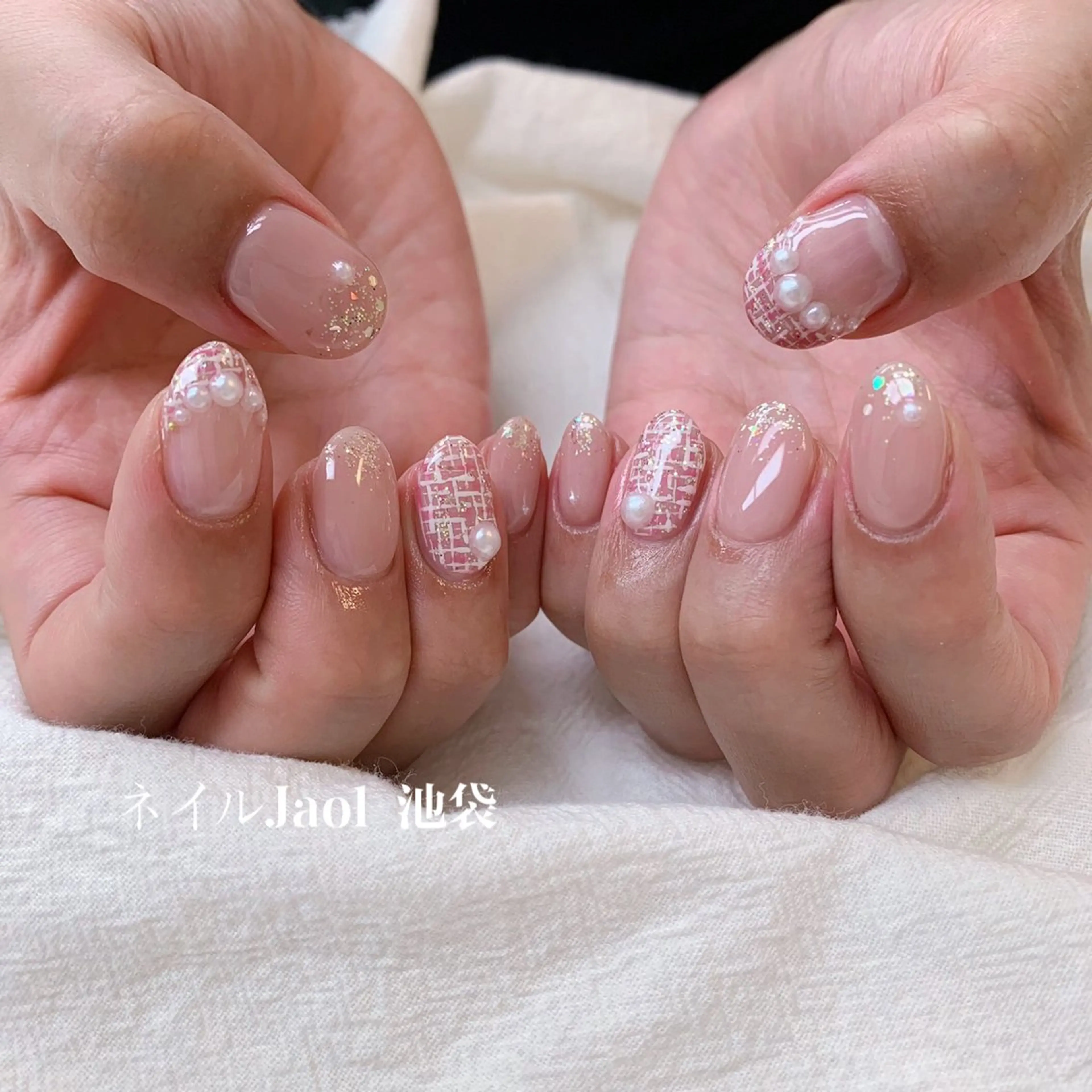 ミディアム ハンドネイル nail jaol池袋店所属・ネイルJaol 池袋のネイルデザイン