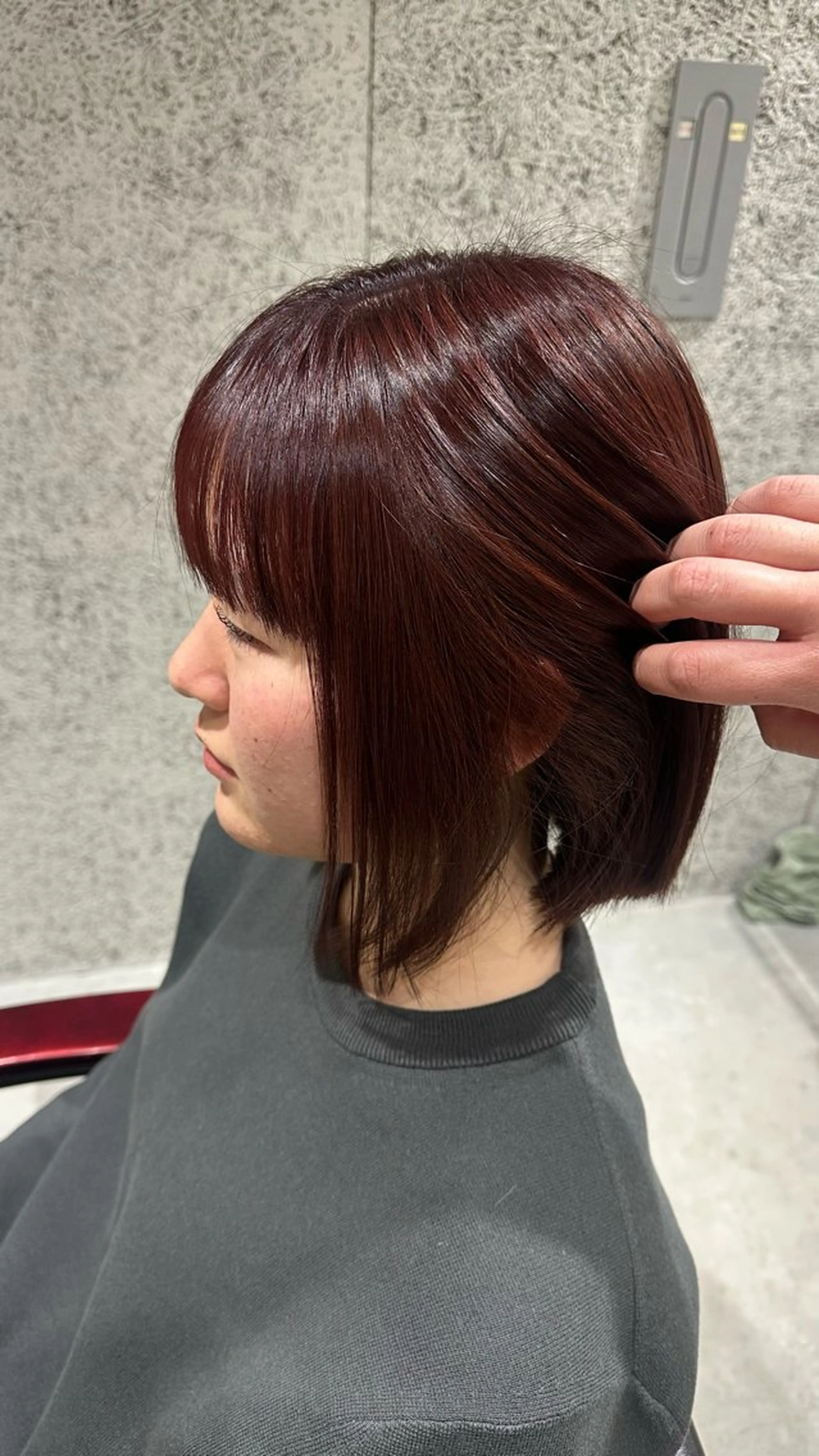 カラー ボルドーカラー ヘアカラー CLE HAIR所属・CLEHAIR /朱翼のヘアスタイル