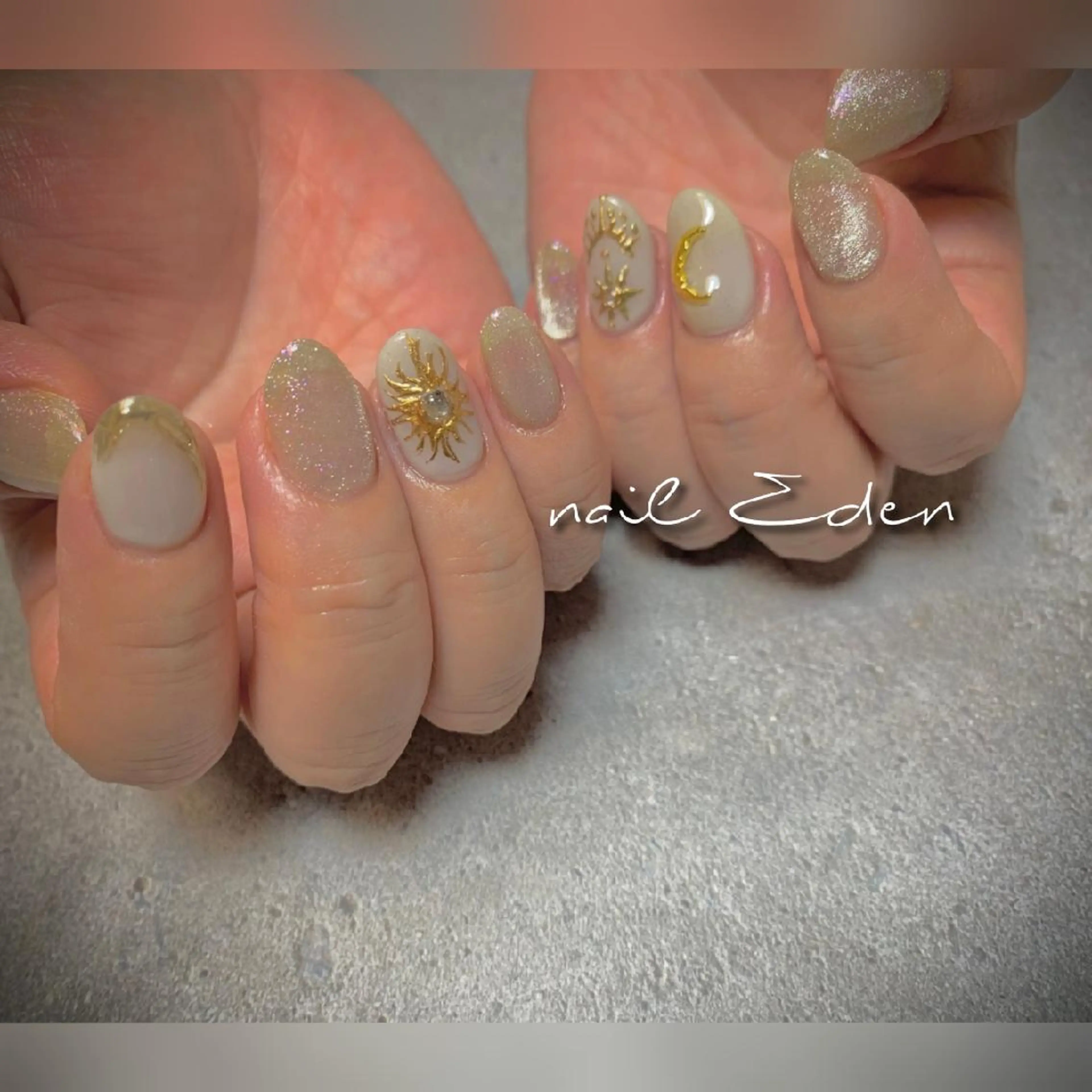 ネイル 持ち込み ハンドネイル ハンドケア Eden　private nail saron所属・Eden ♾️のネイルデザイン