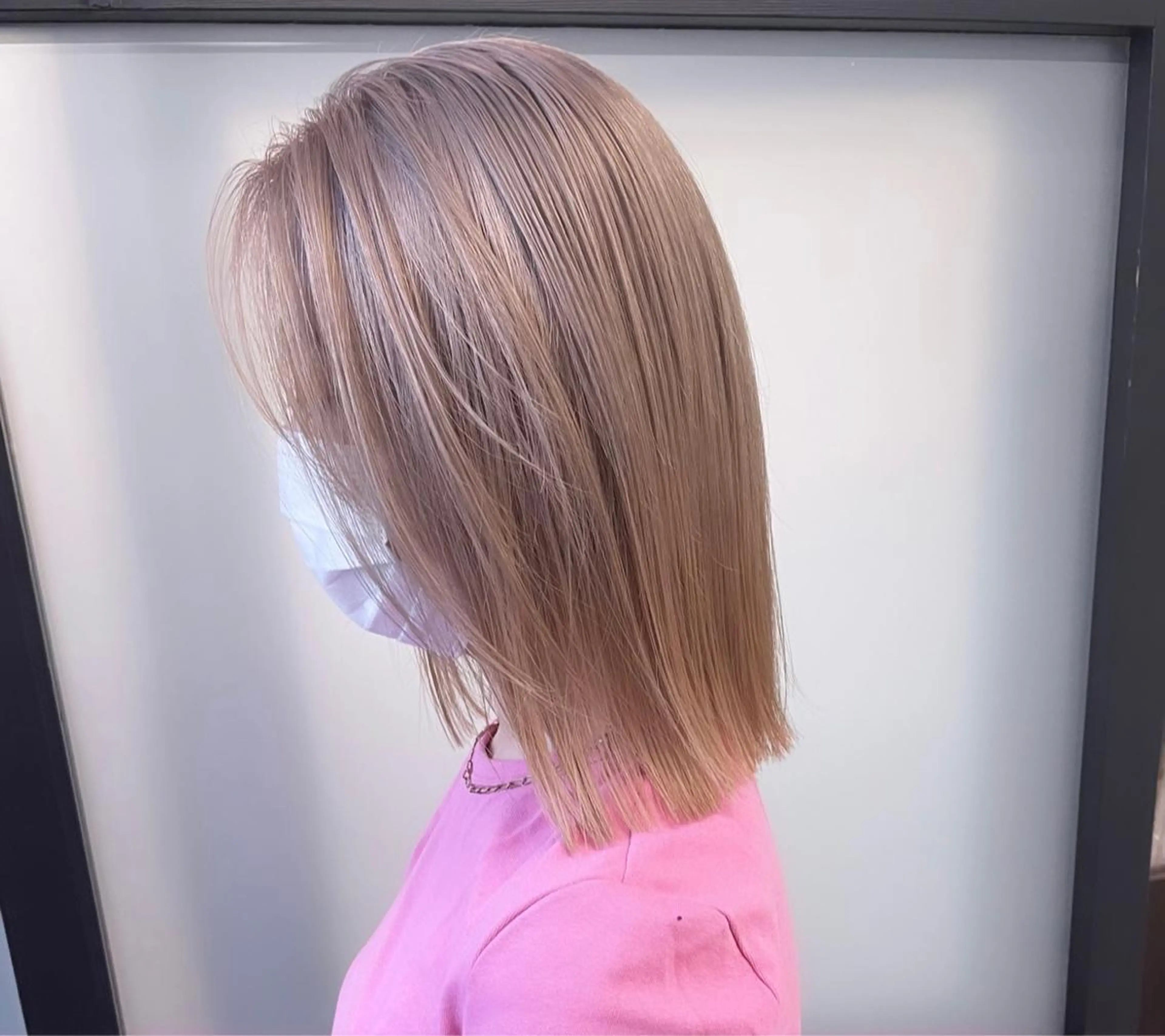 カラー ブロンド ホワイトブロンド storiiz所属・本田大輝top designerのヘアスタイル