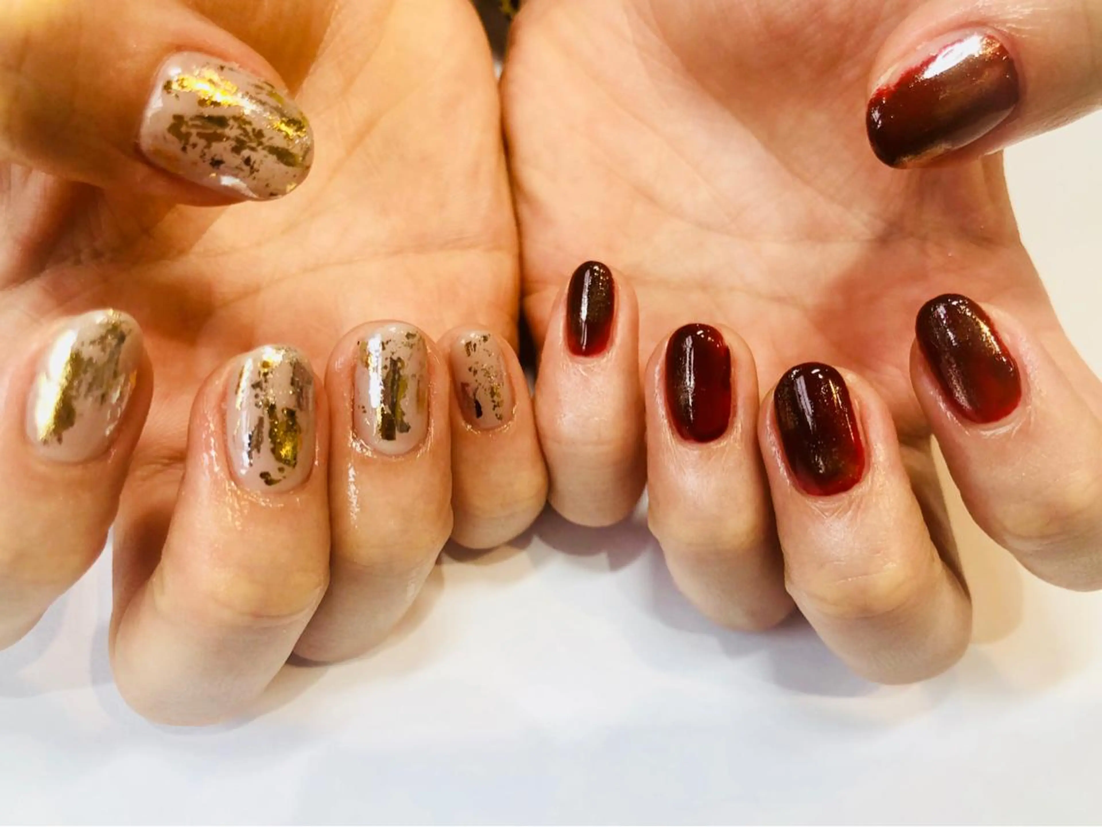 ネイル ニュアンスネイル 🎀AYAKO 🎀中韓ネイルのネイルデザイン